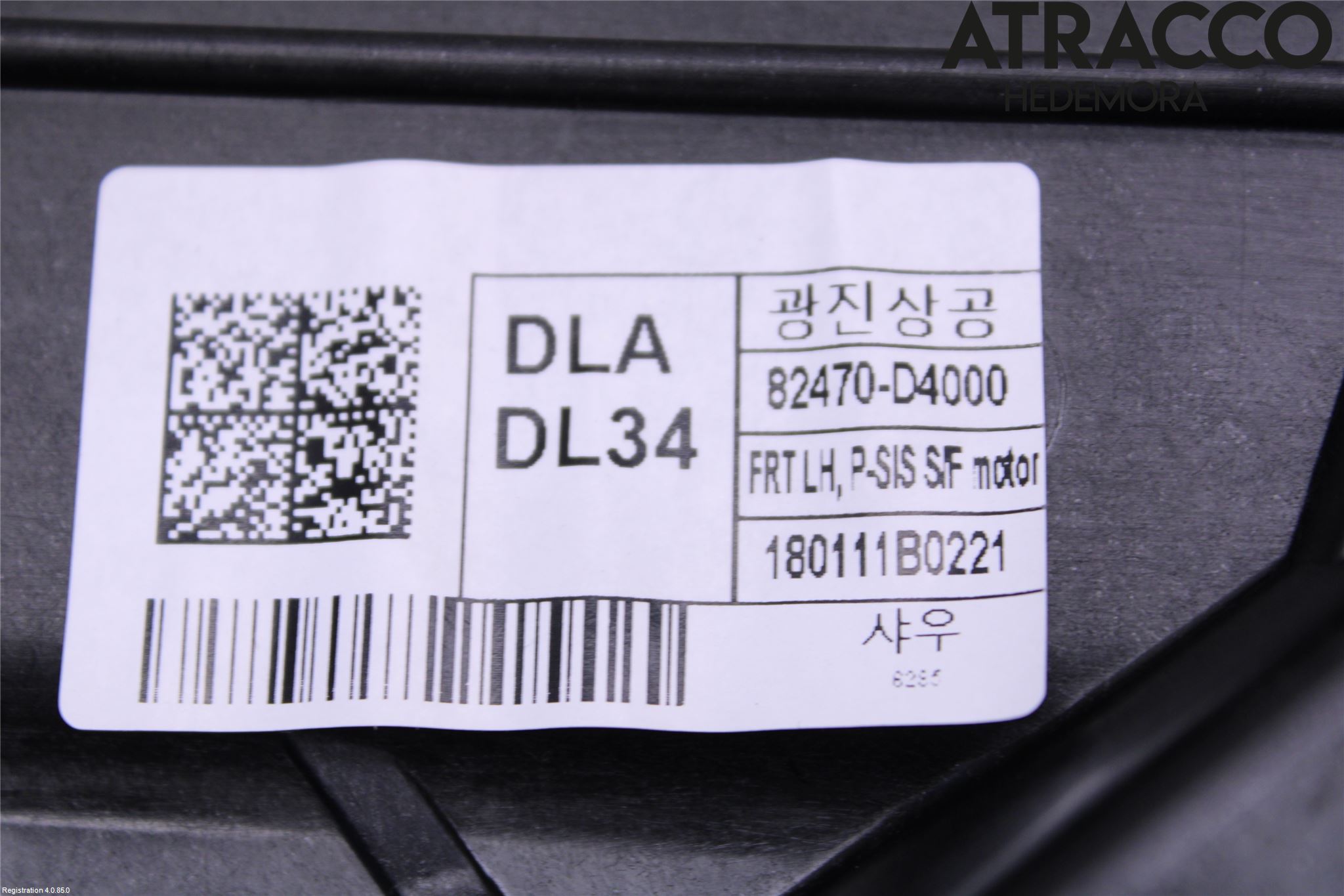 Kia OPTIMA 16-20 Fönsterhiss El Kompl