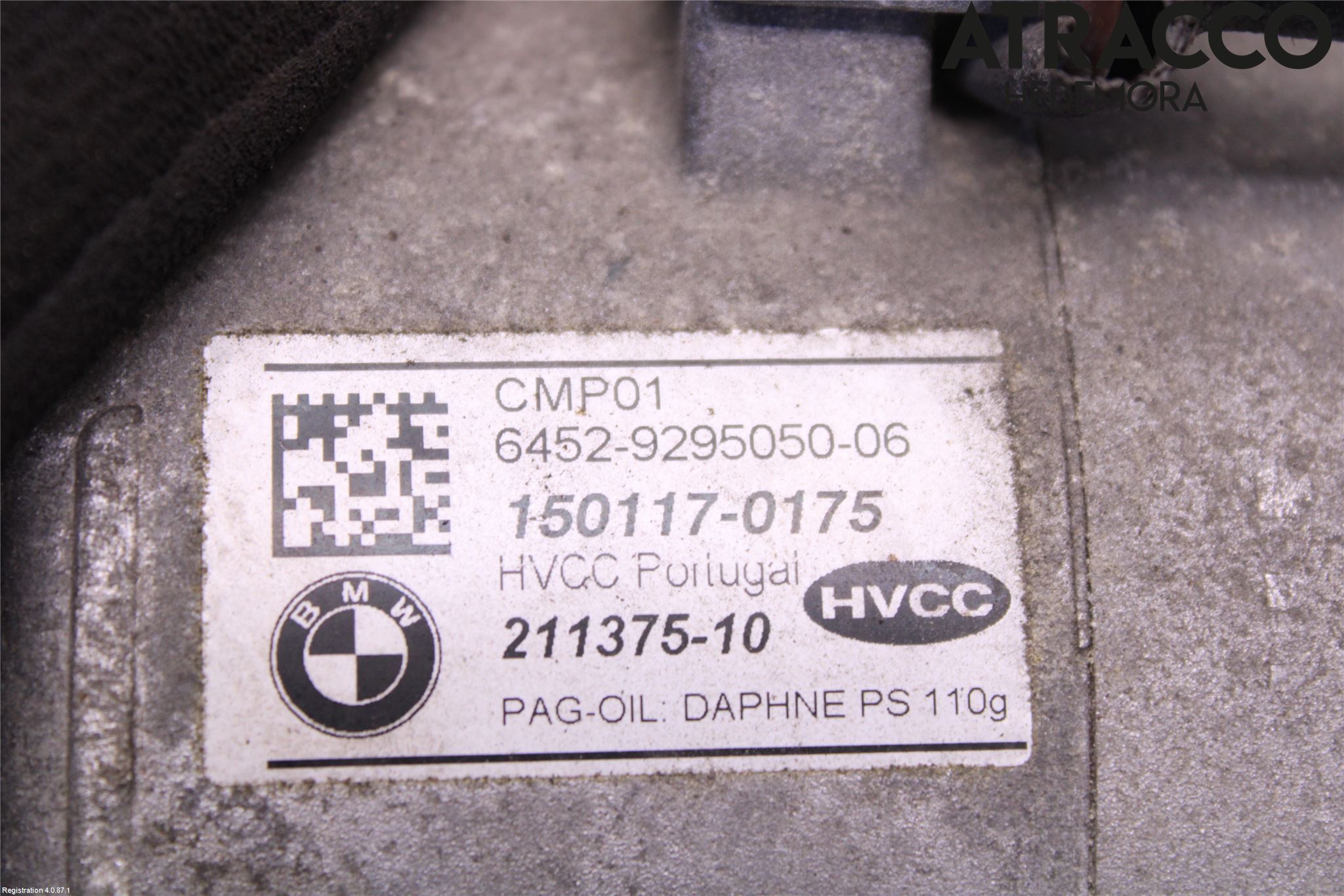 BMW 5 F10/F11/F18 09-17 Ac Kompressor