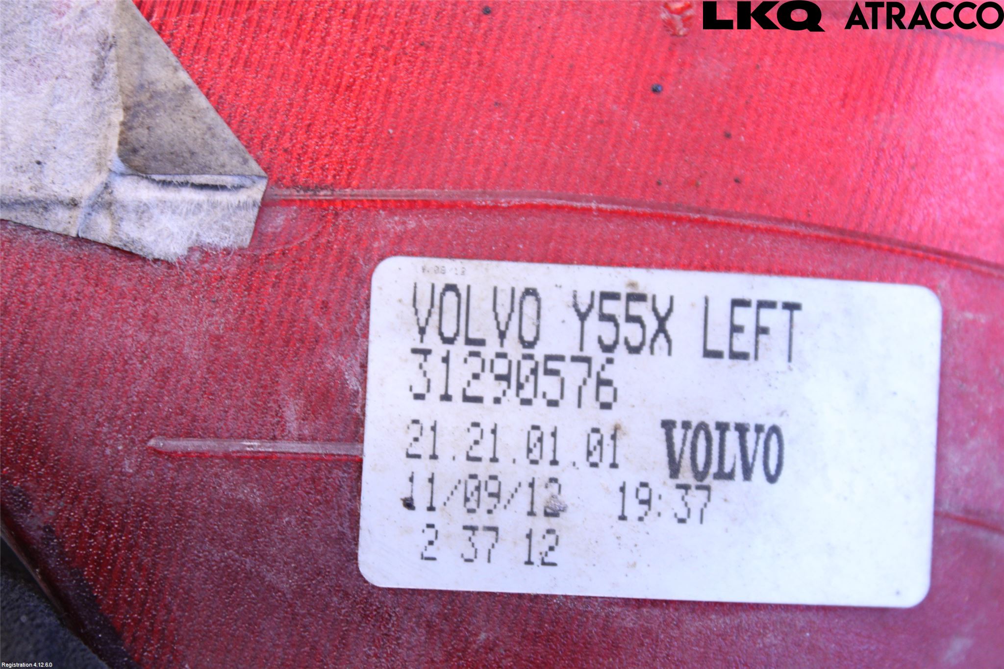 Volvo V40 12-19 Dimljus/Reflex Bak