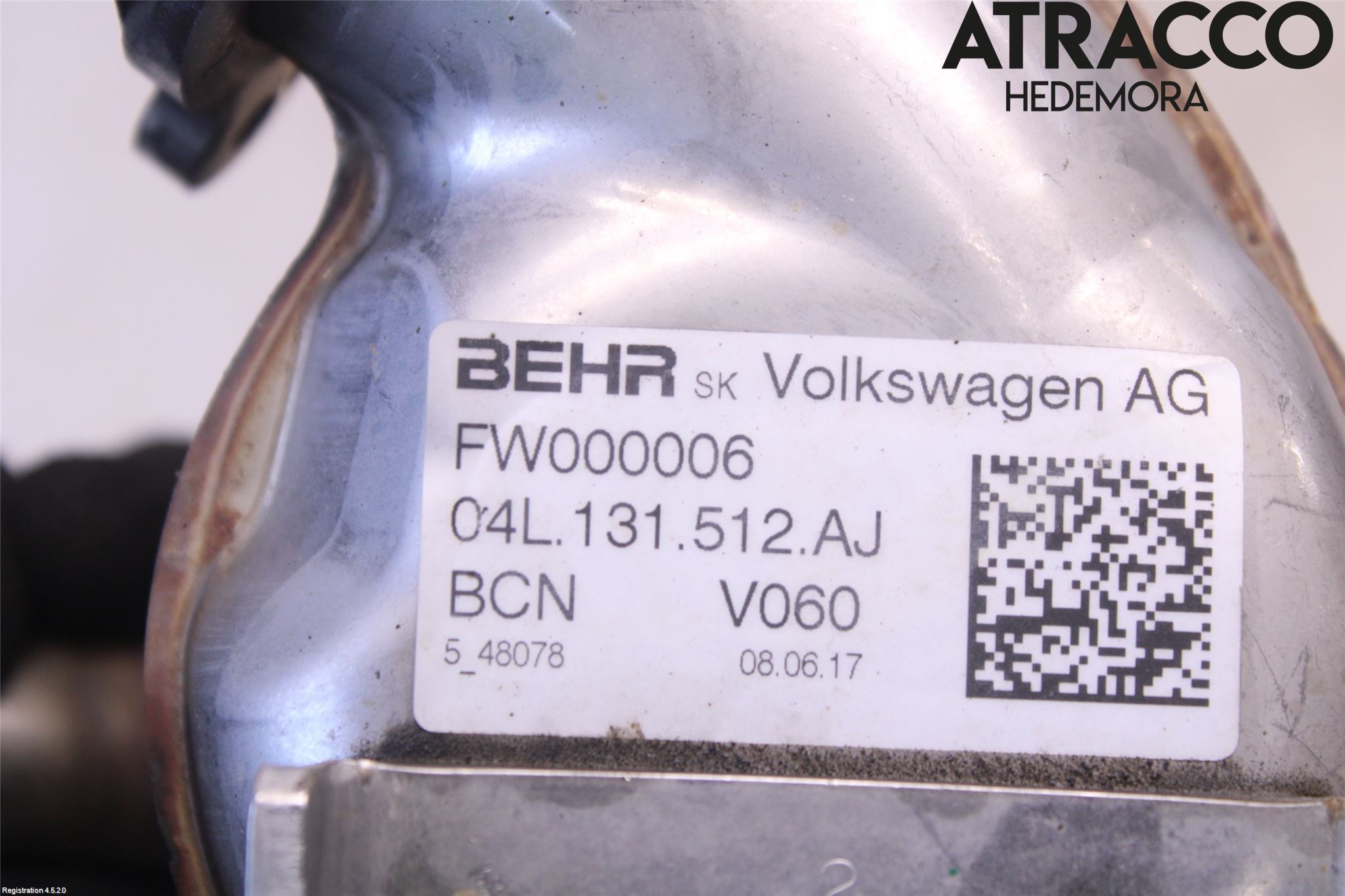 Volkswagen VW CADDY 16-20 Avgaskylare