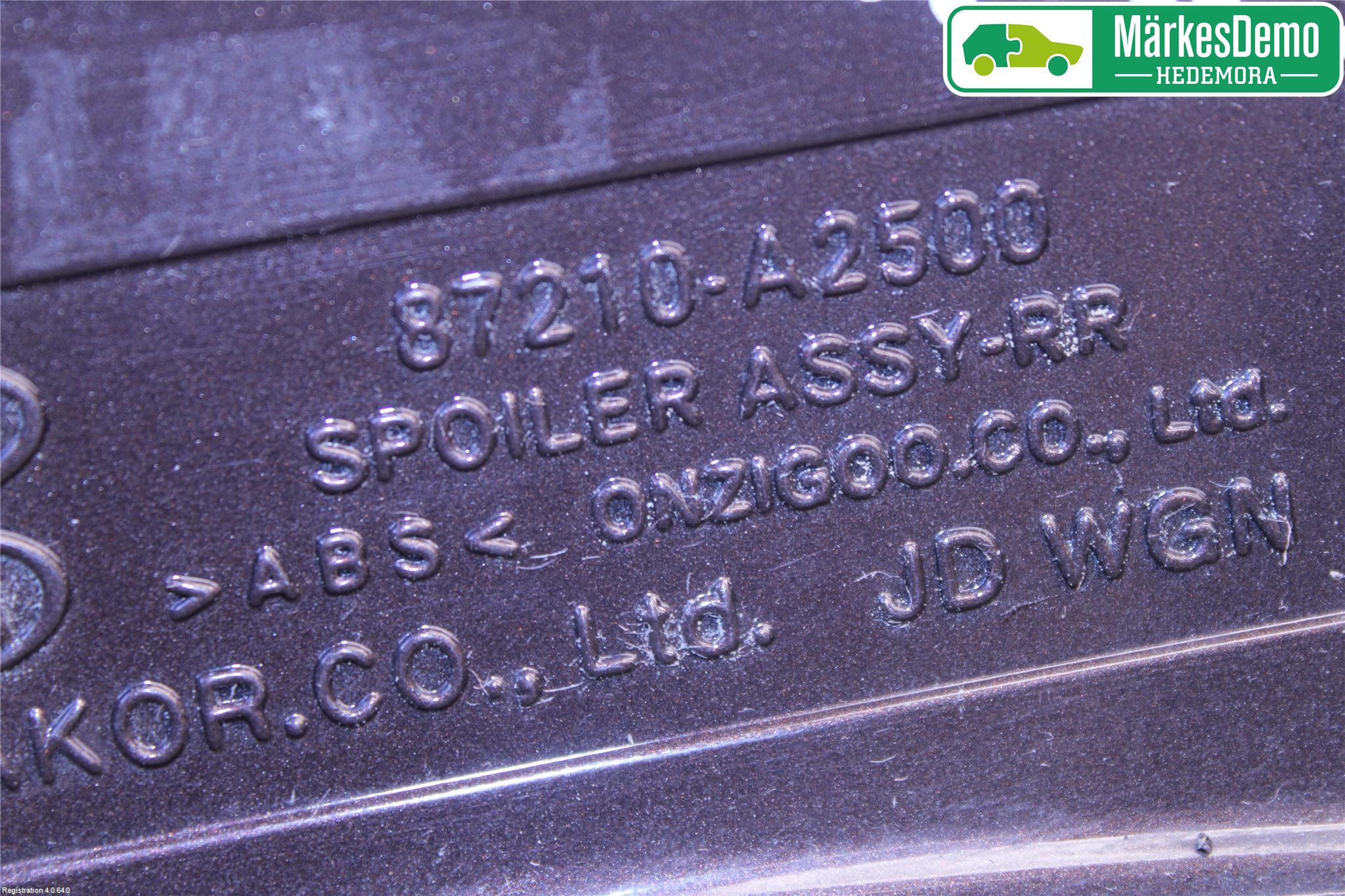 Kia CEED 12-18 Spoiler Baklucka