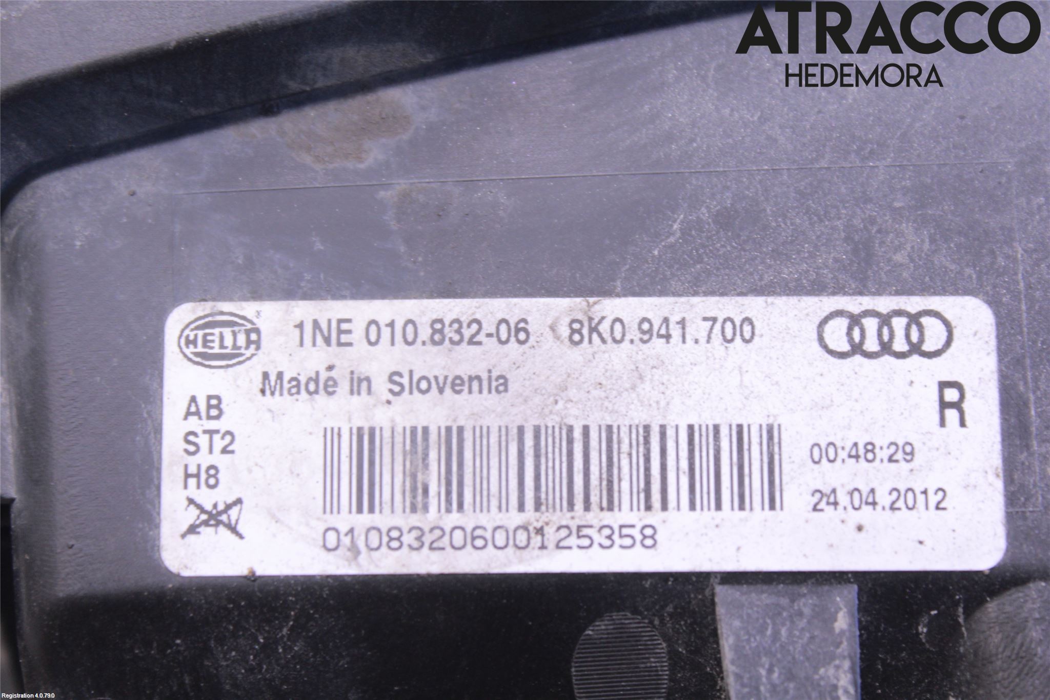 Audi A4 12-15 Dimljus-Varselljus Fram