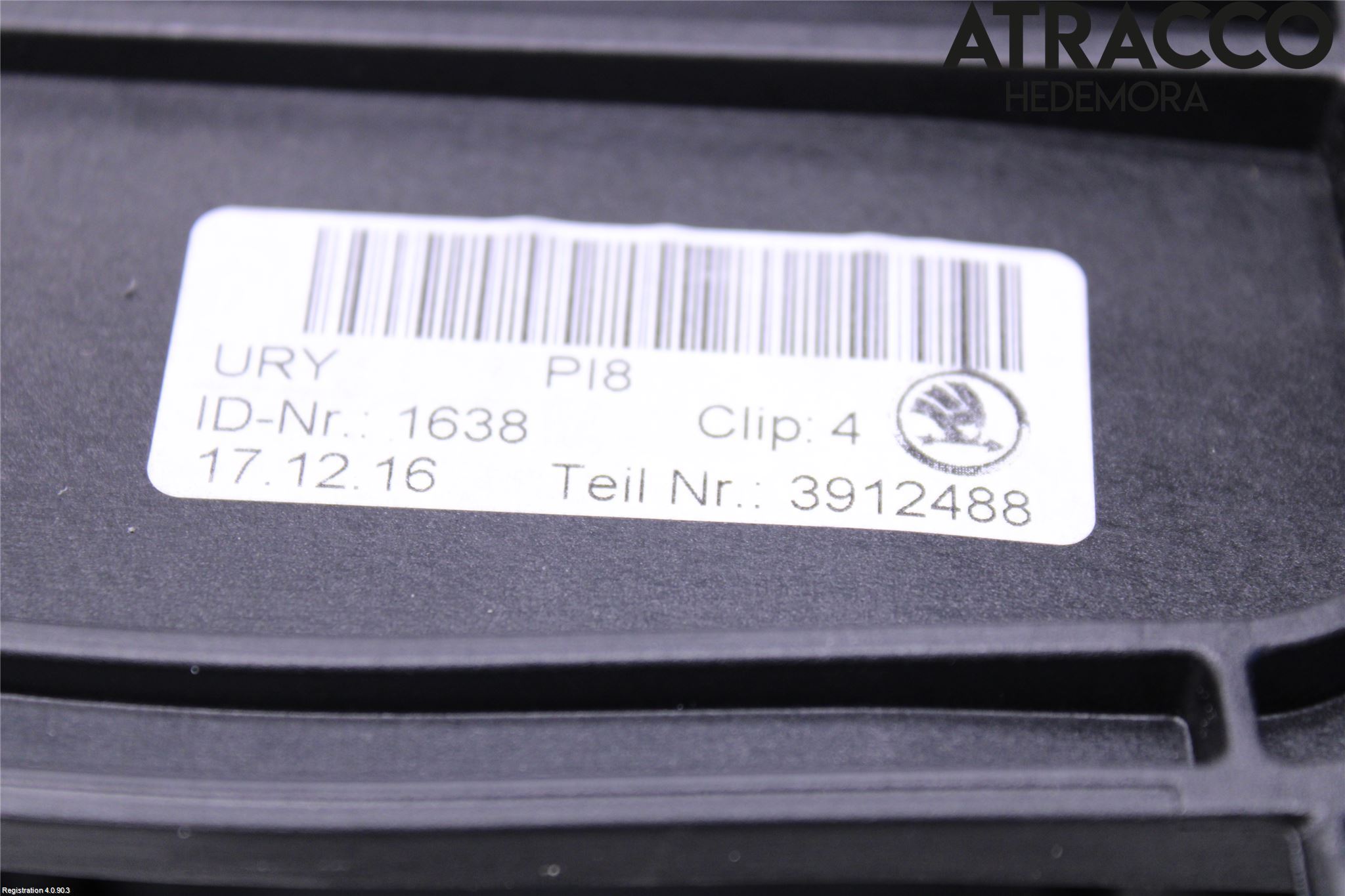 Skoda OCTAVIA (5E) 13-20 Inredning Armstöd