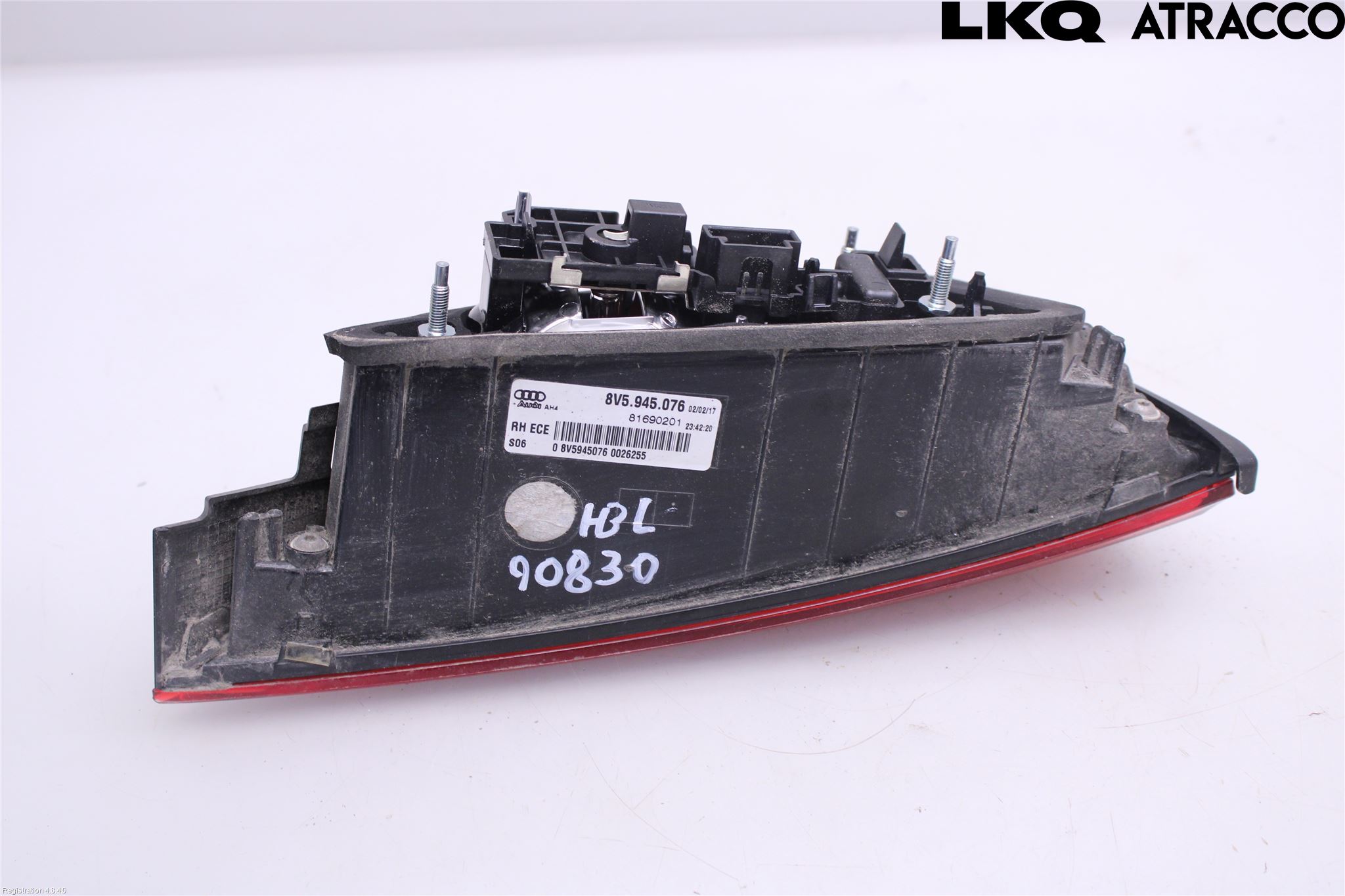 Audi A3/S3 8V 13-20 Bakljus Lucka Hö