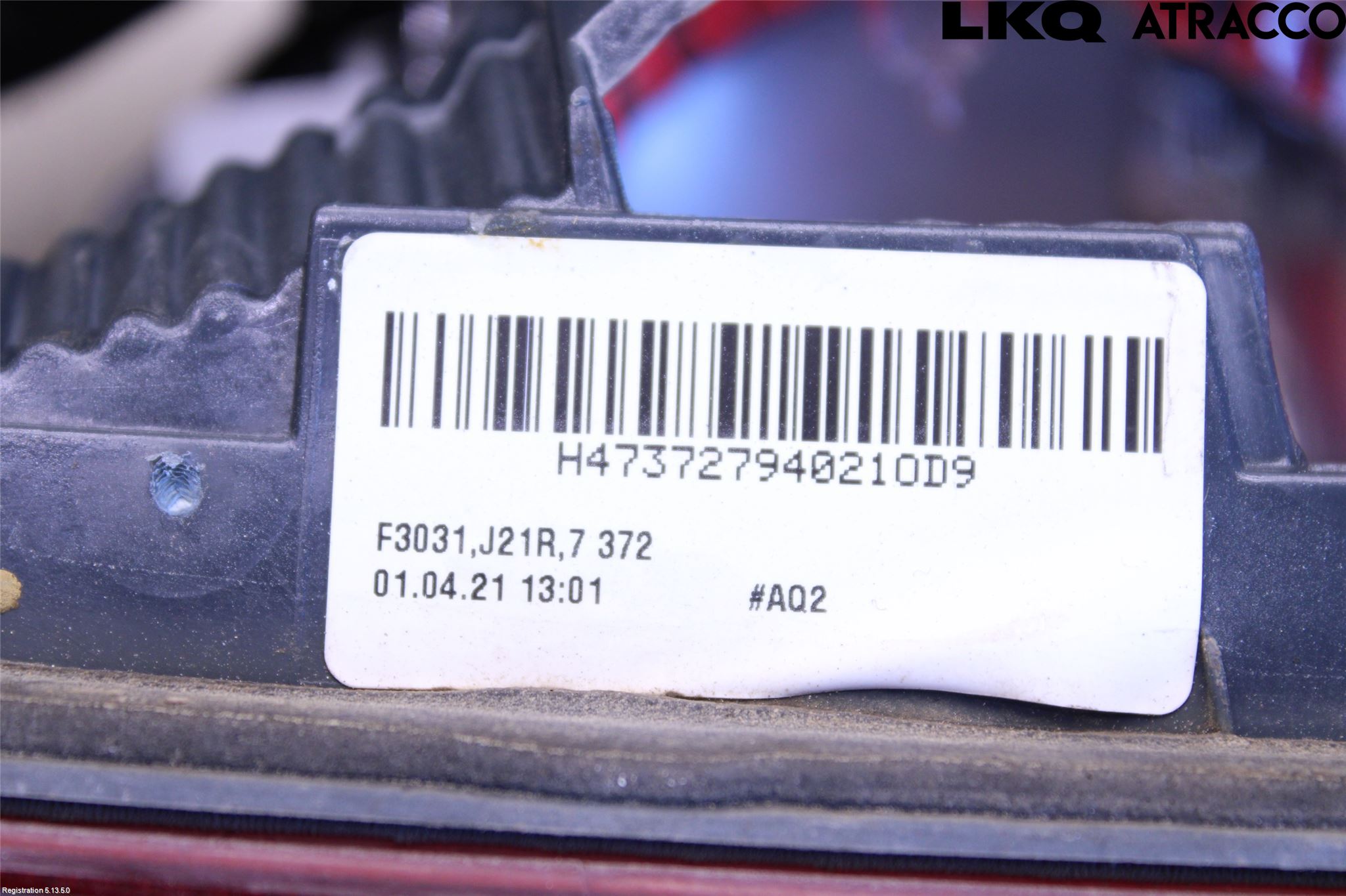 BMW 3 F30/F31/F80 12-19 Bakljus Lucka Hö