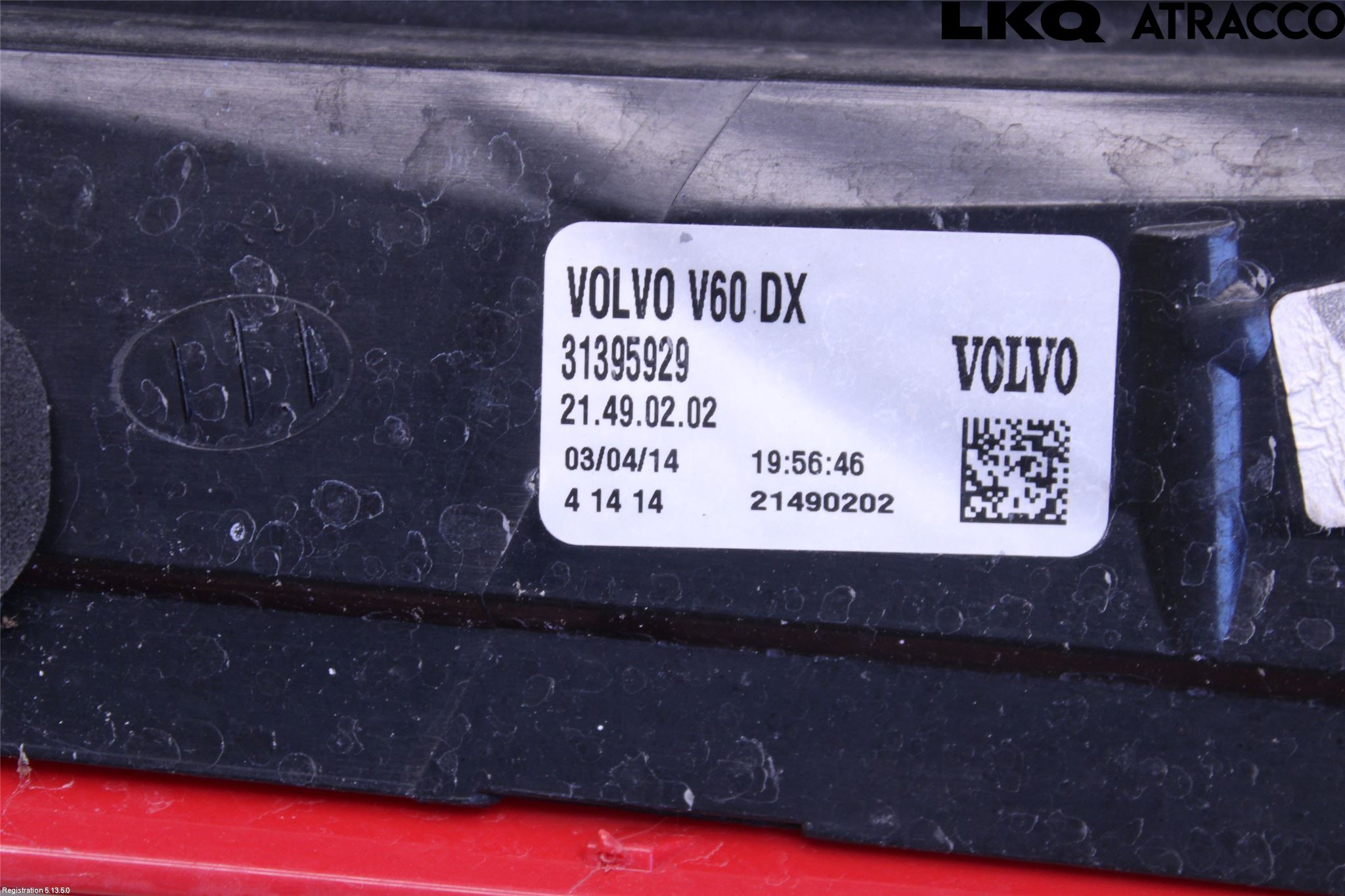 Volvo V60 14-18 Bakljus Höger