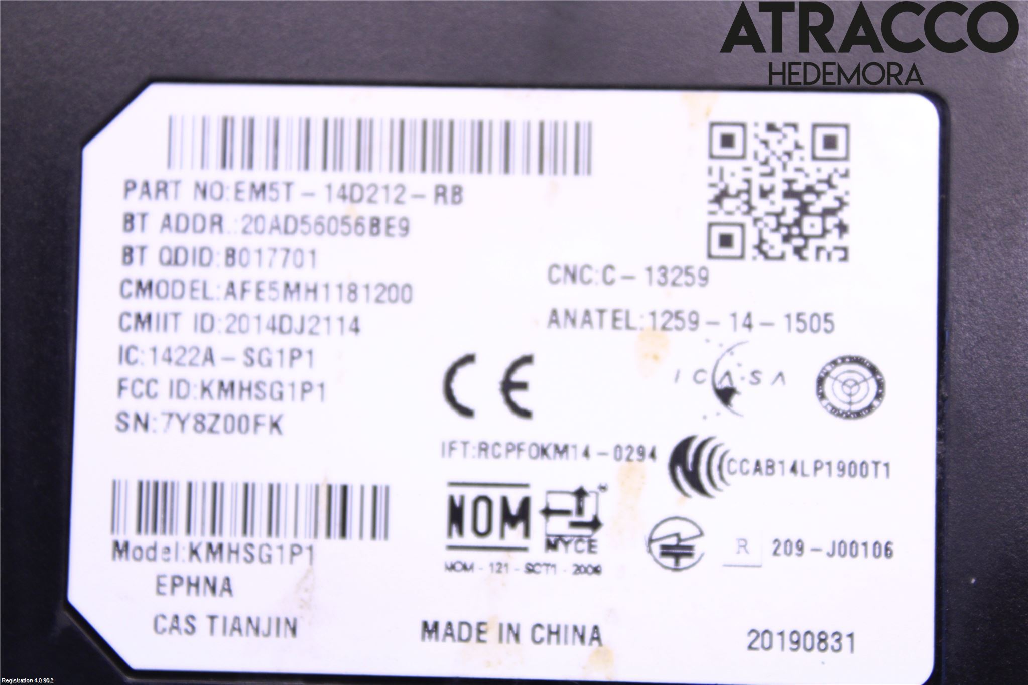 Ford RANGER EU 12-23 Styrenhet Övrigt