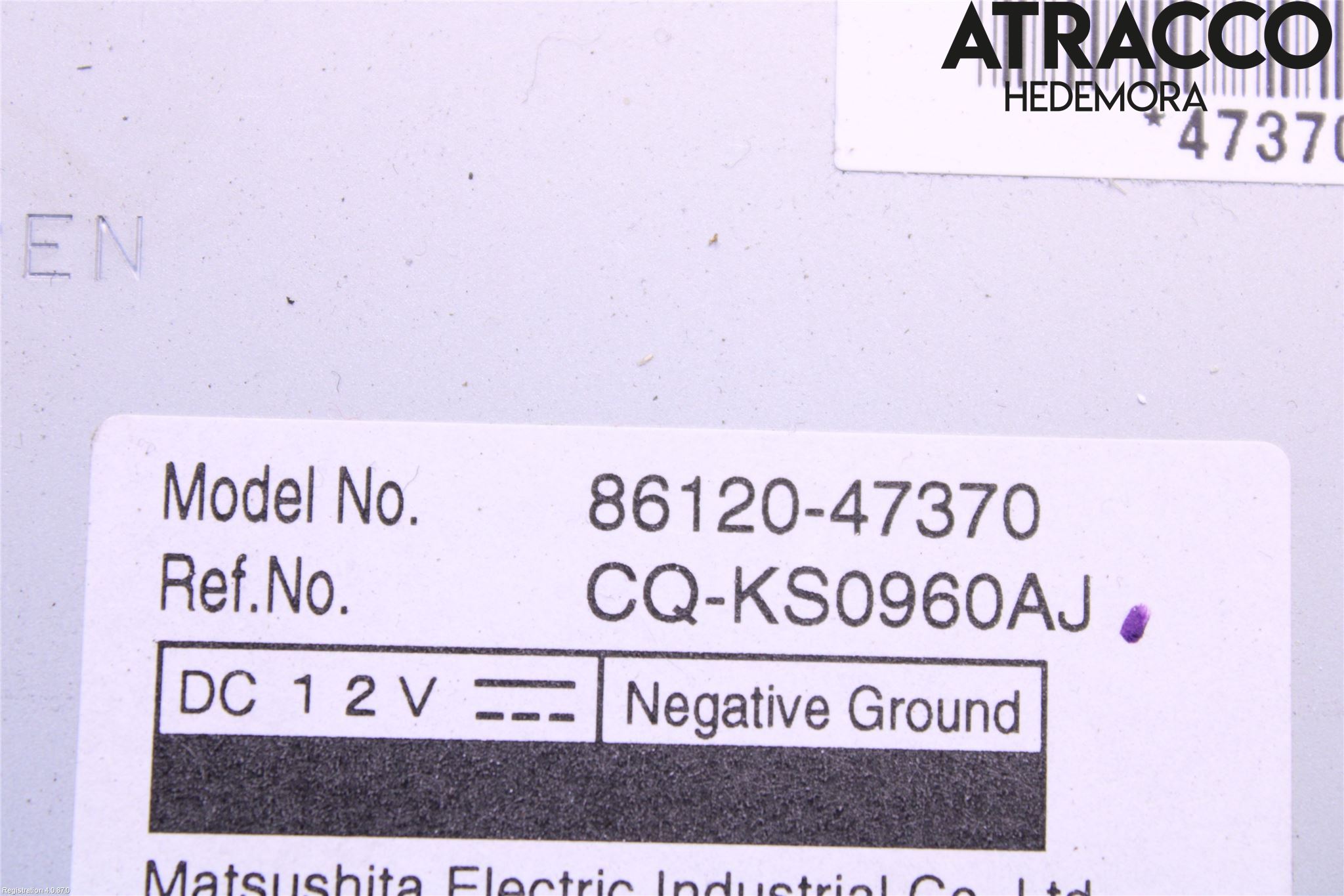 Toyota PRIUS ZVW30 09-20 Cd Radio - Multimediapanel