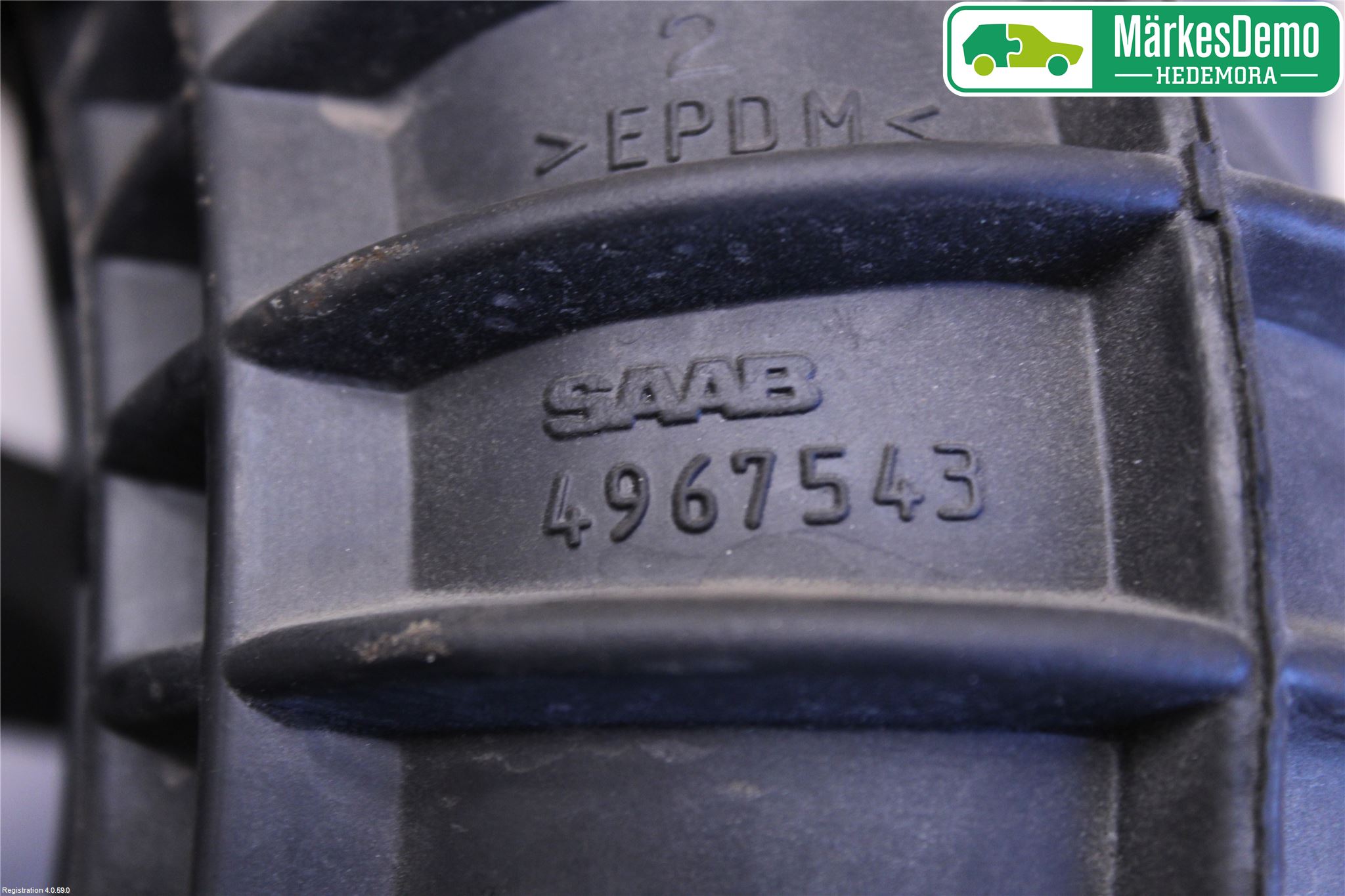 Saab 9-5     06-10 Injgummibälg-Slang