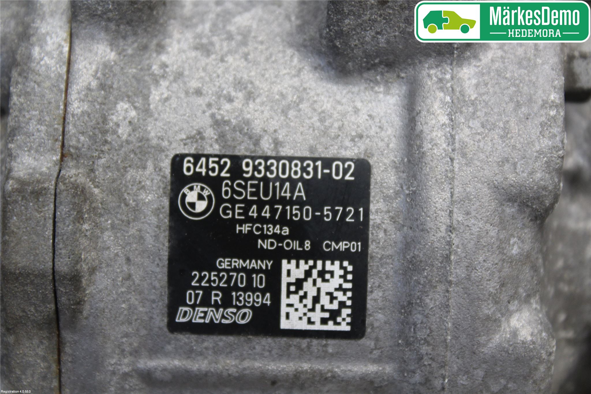 BMW 3 F30/F31/F80 12-19 Ac Kompressor