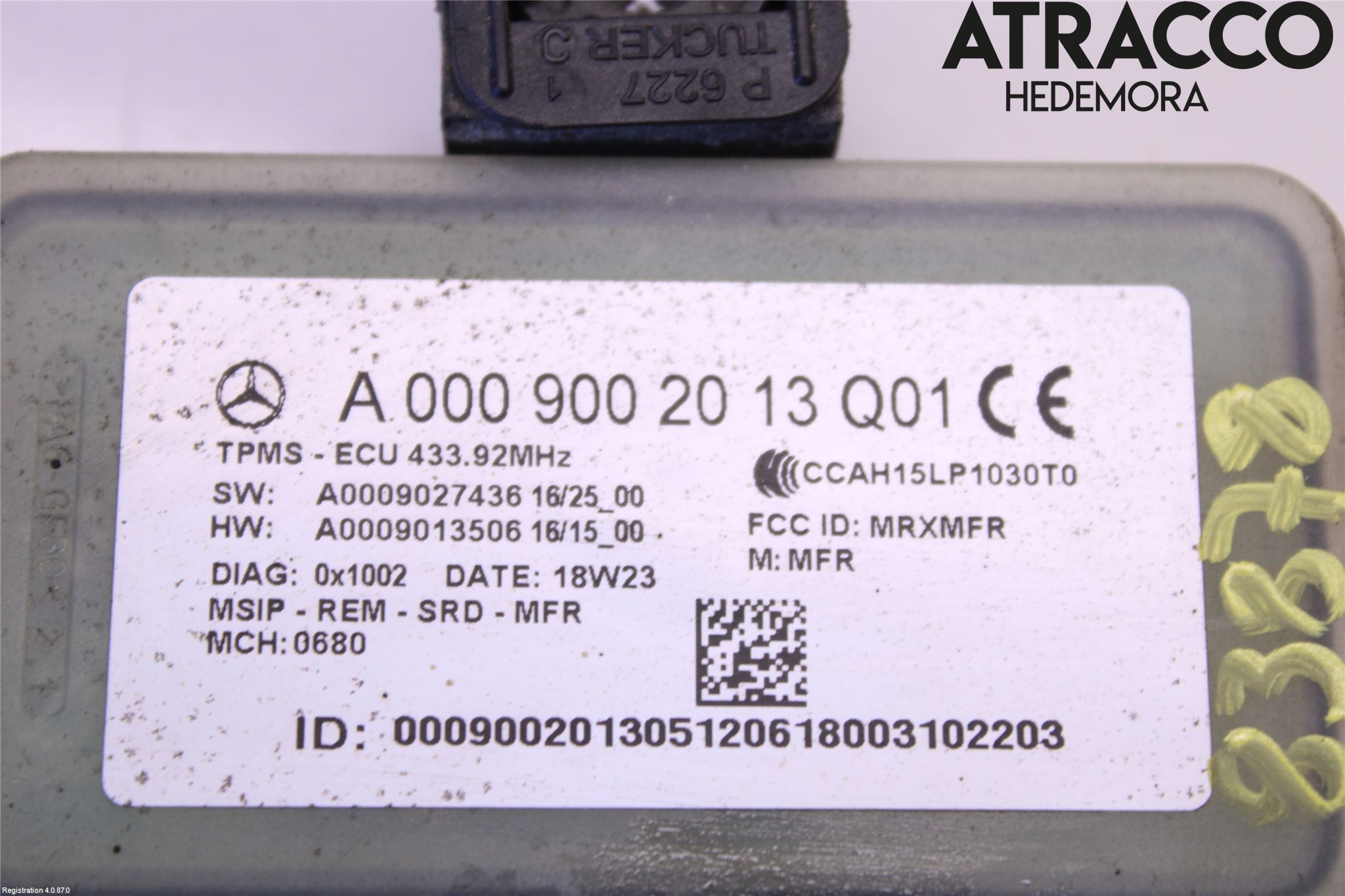 Mercedes-Benz MB E-KLASS (W213) 16-23 Givare Däcktryck