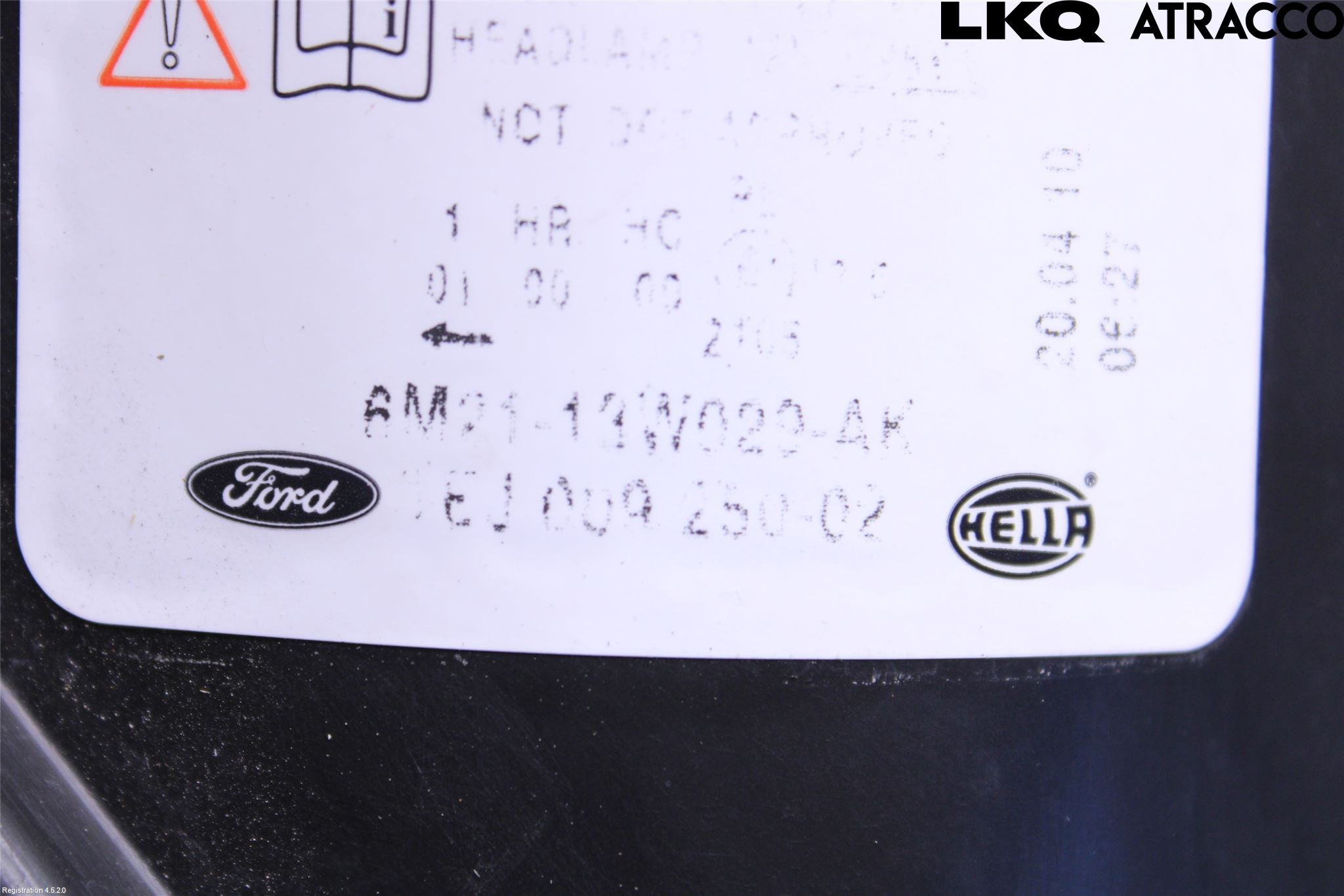 Ford S-MAX 06-15 Strålkastare Höger