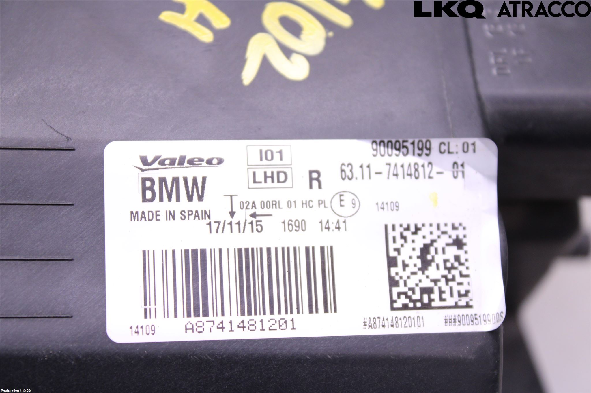 BMW i3 I01 13-22 Strålkastare Höger