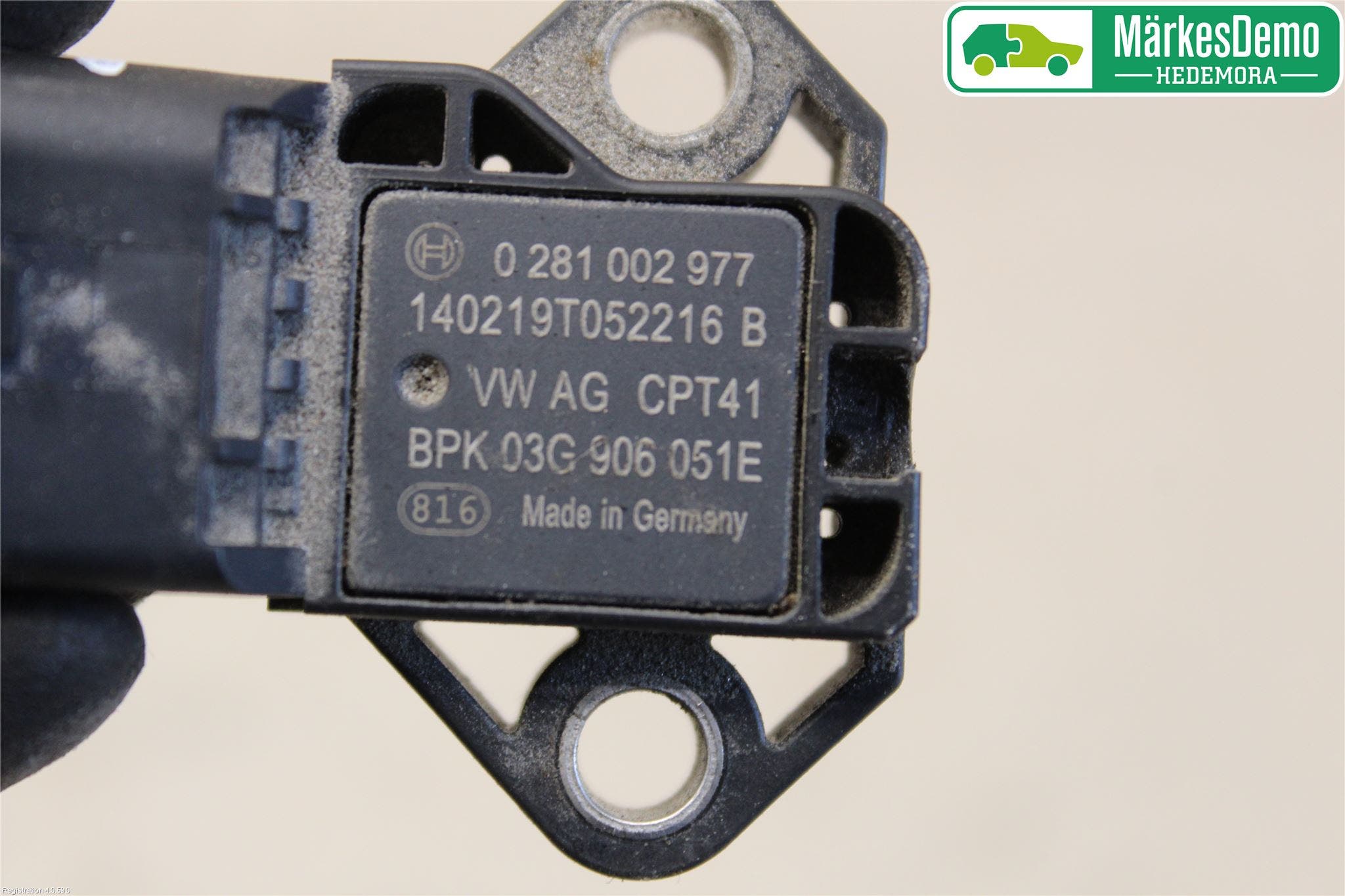 Volkswagen VW GOLF / E-GOLF VII 13-20 Injmappsensor