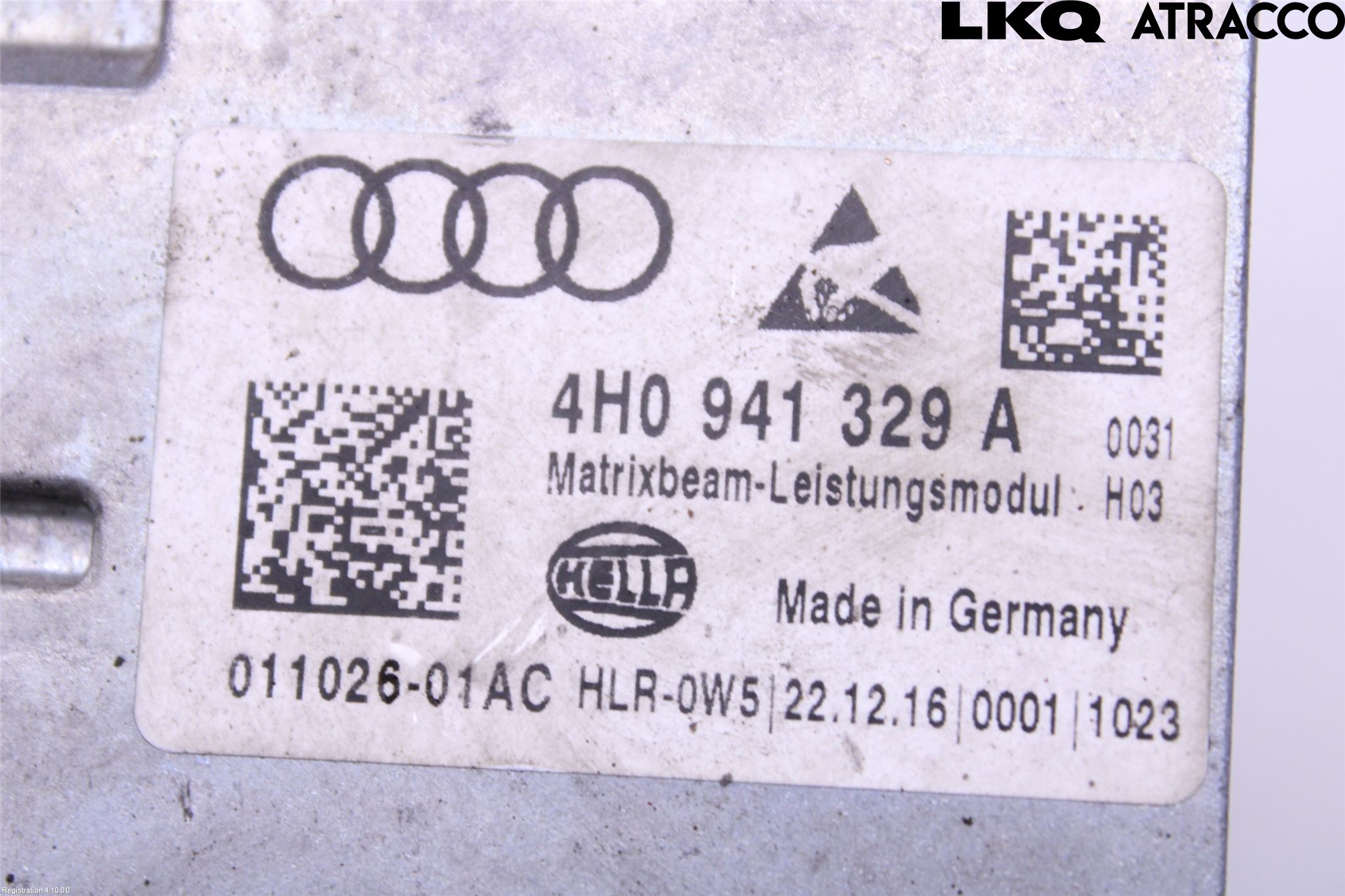 Audi A7/S7 4G 11-17 Styrenhet Strålkastare