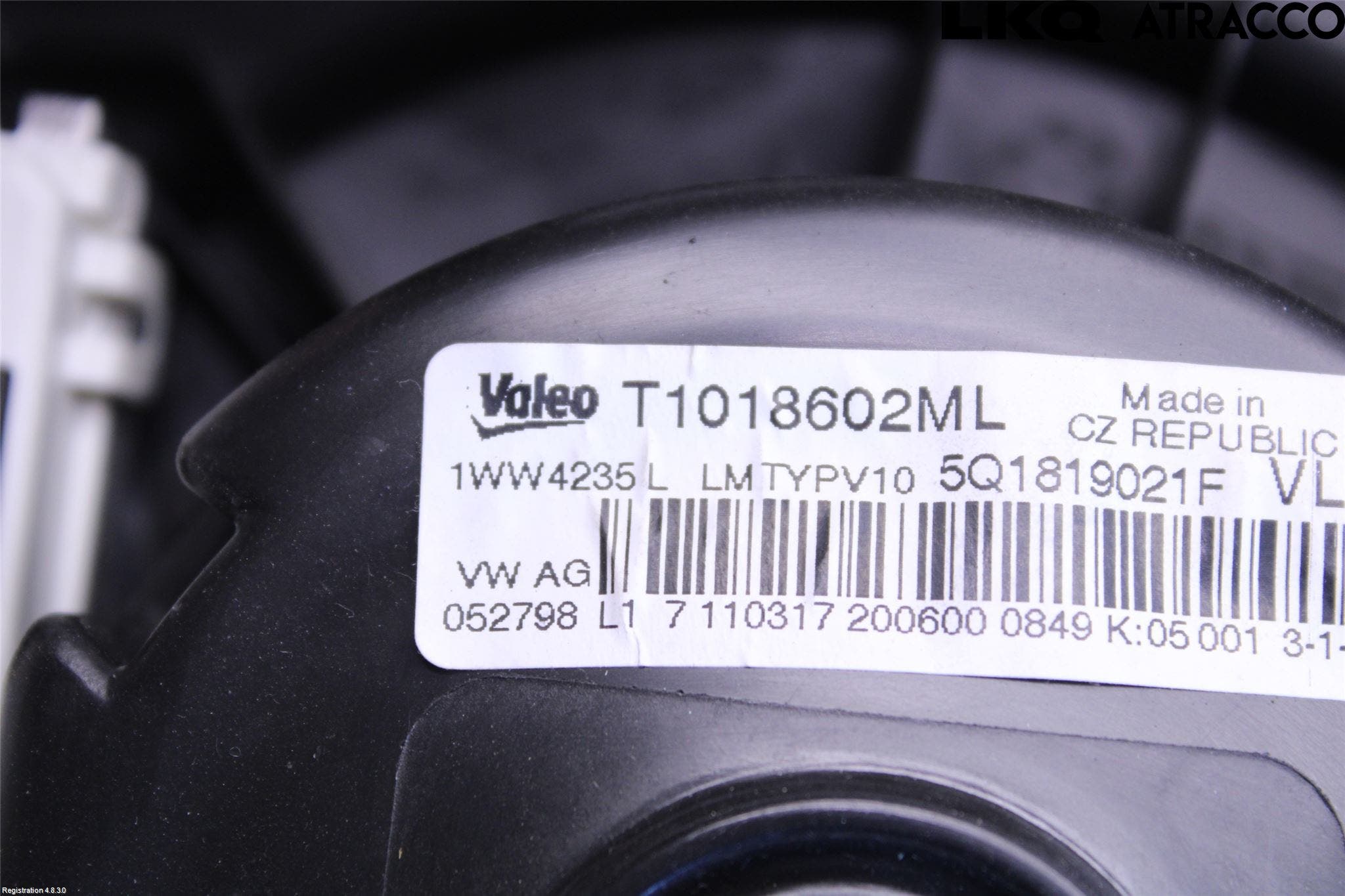 Volkswagen VW GOLF / E-GOLF VII 13-20 Ac Värmefläkt