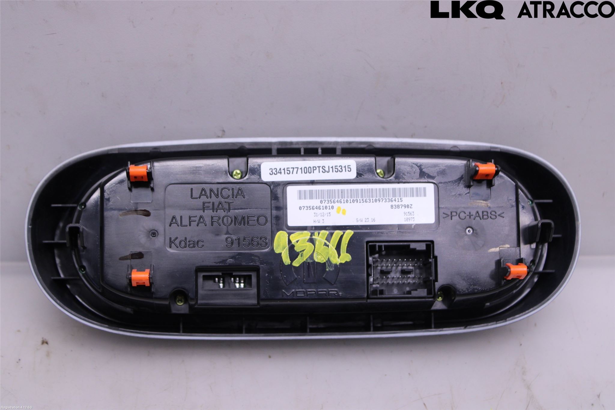 Fiat 500X 15- Ac Styrenhet Ac Manöveren