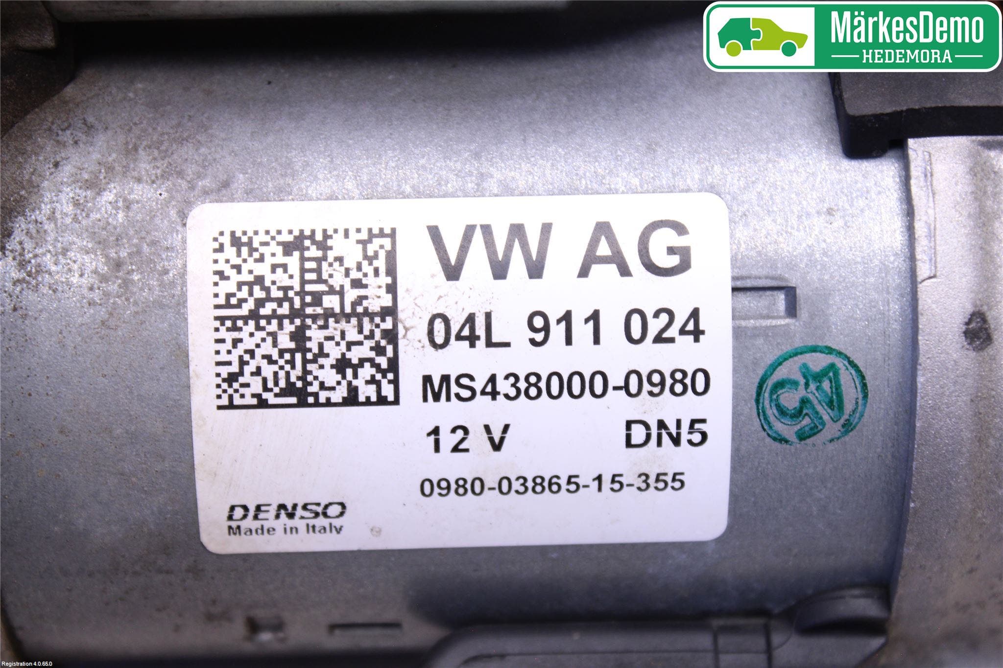 Audi A6/S6 4G 11-18 Startmotor Diesel