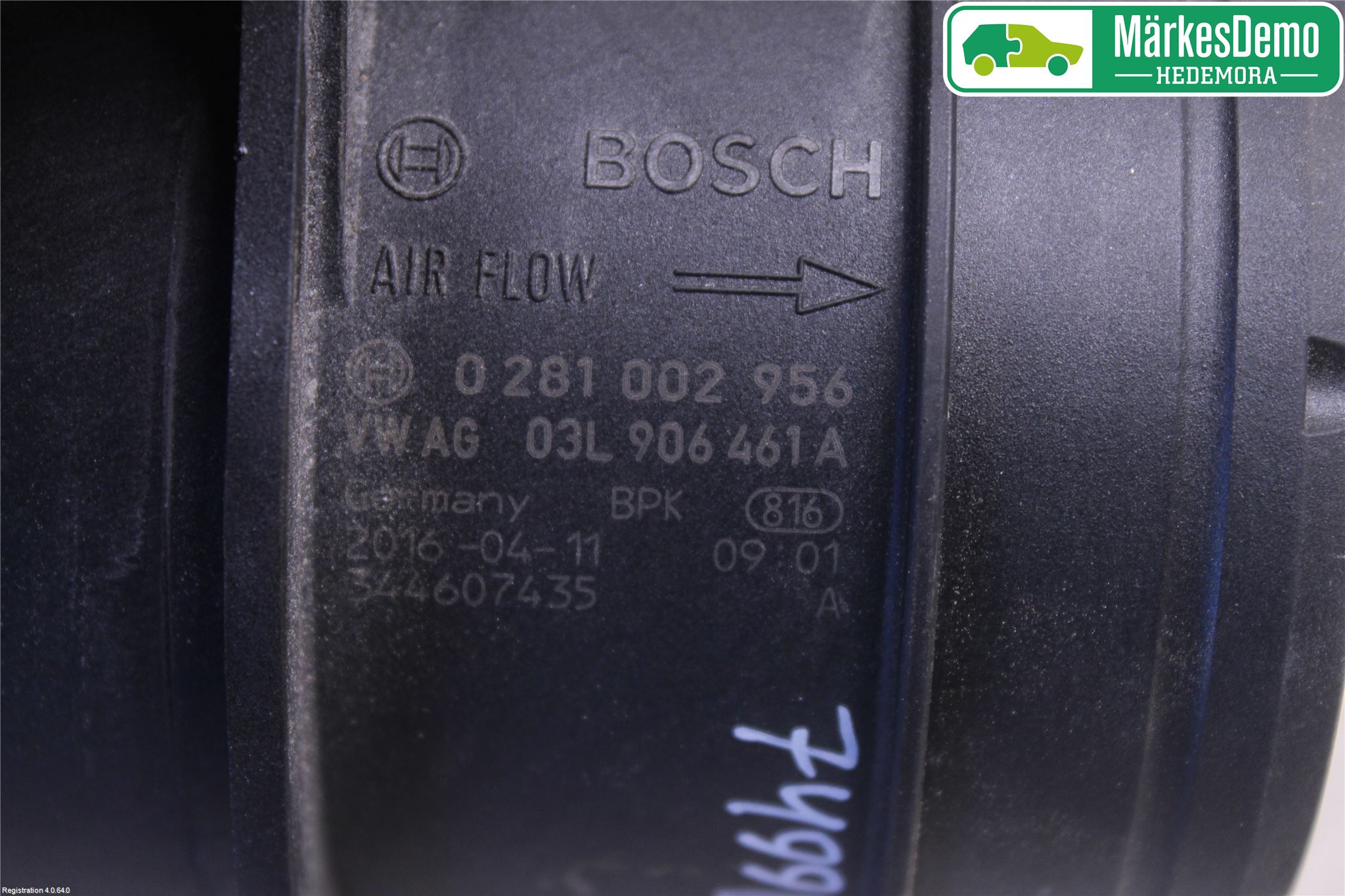Audi A4/S4 B9 16-19 Injluftmassamätare