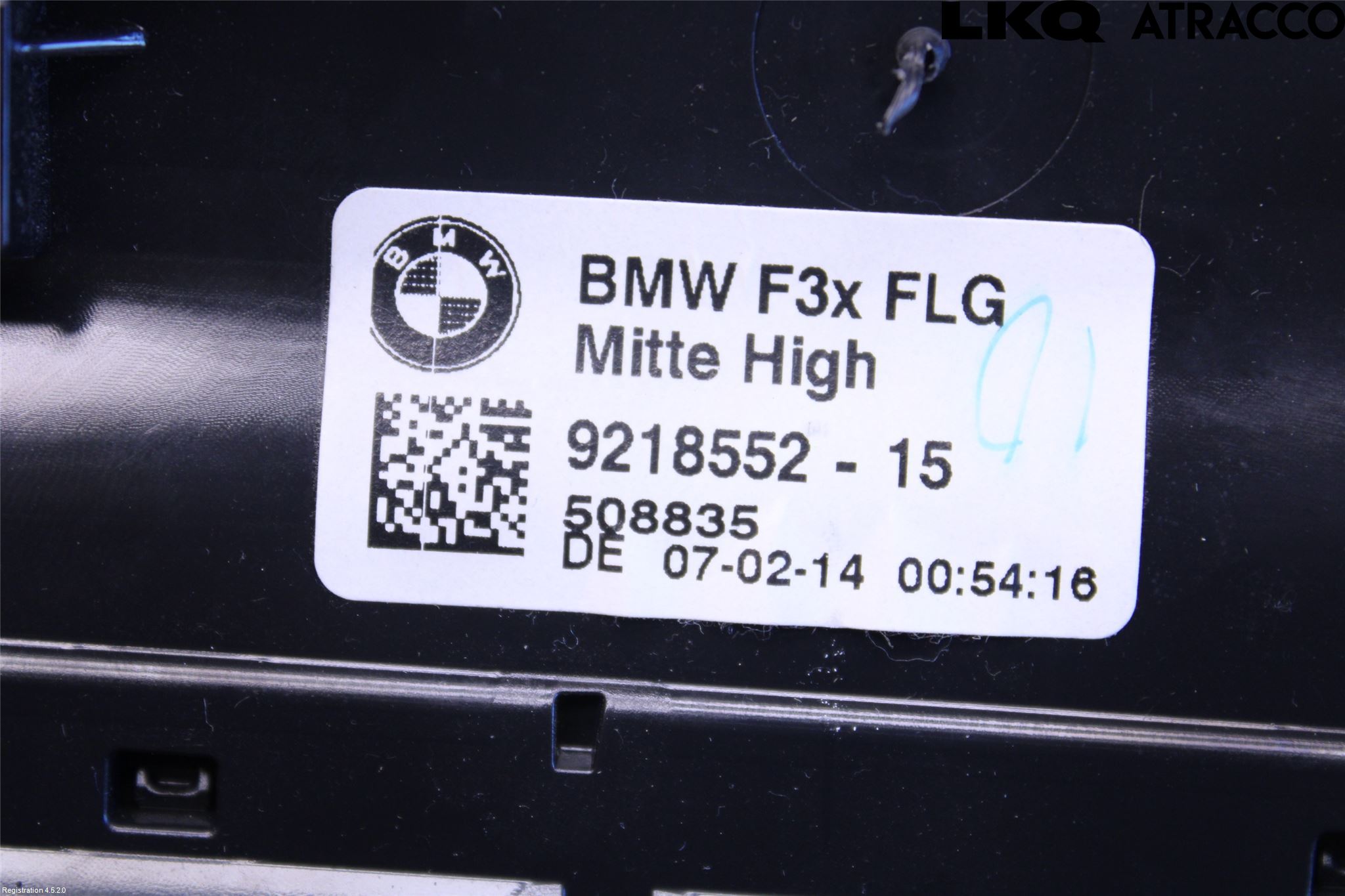 BMW 3 F30/F31/F80 12-19 Defrosterkanal-Munstycke