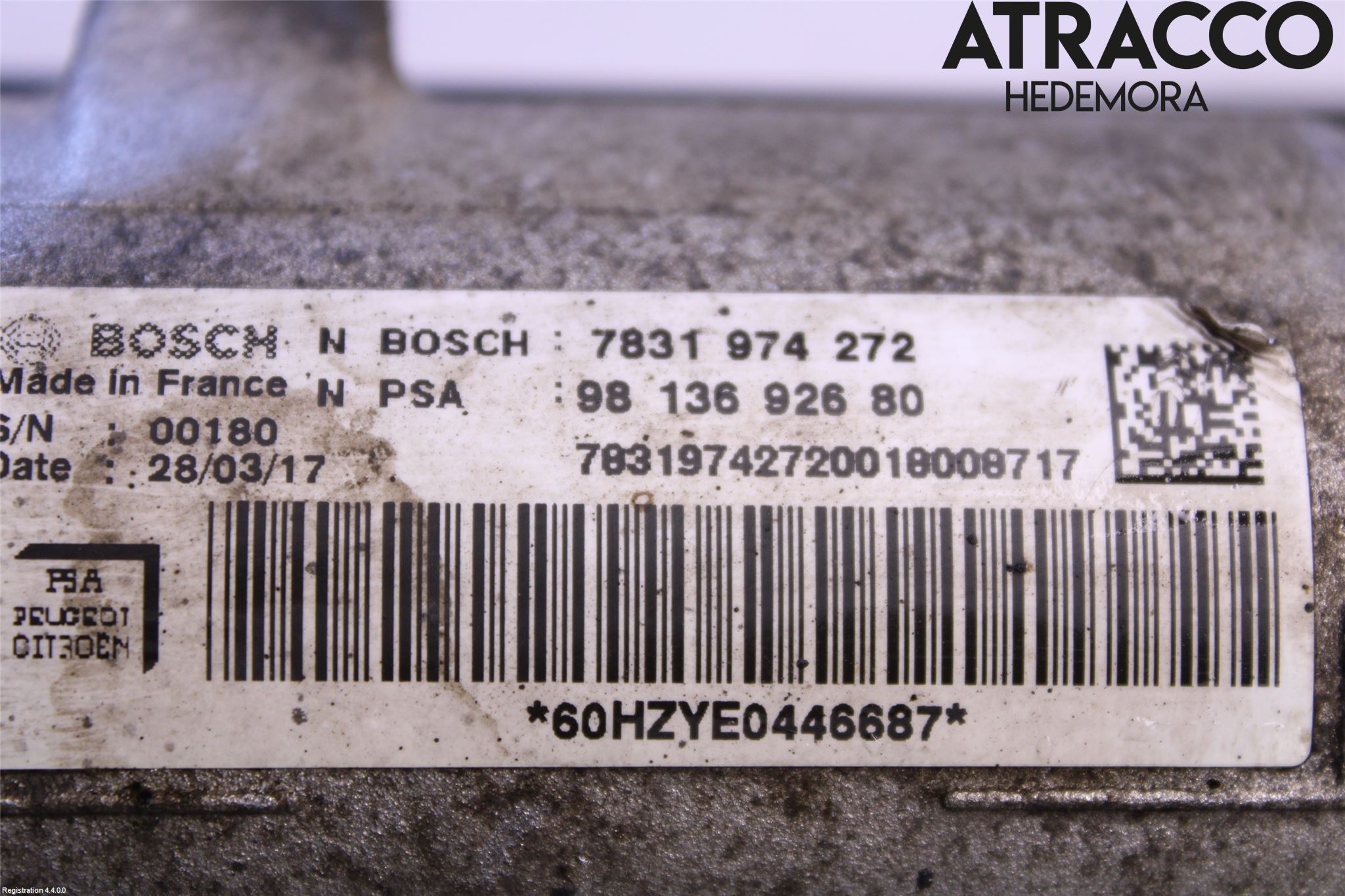 Citroen JUMPY/E-JUMPY 16- Styrväxel Servo -Snäcka