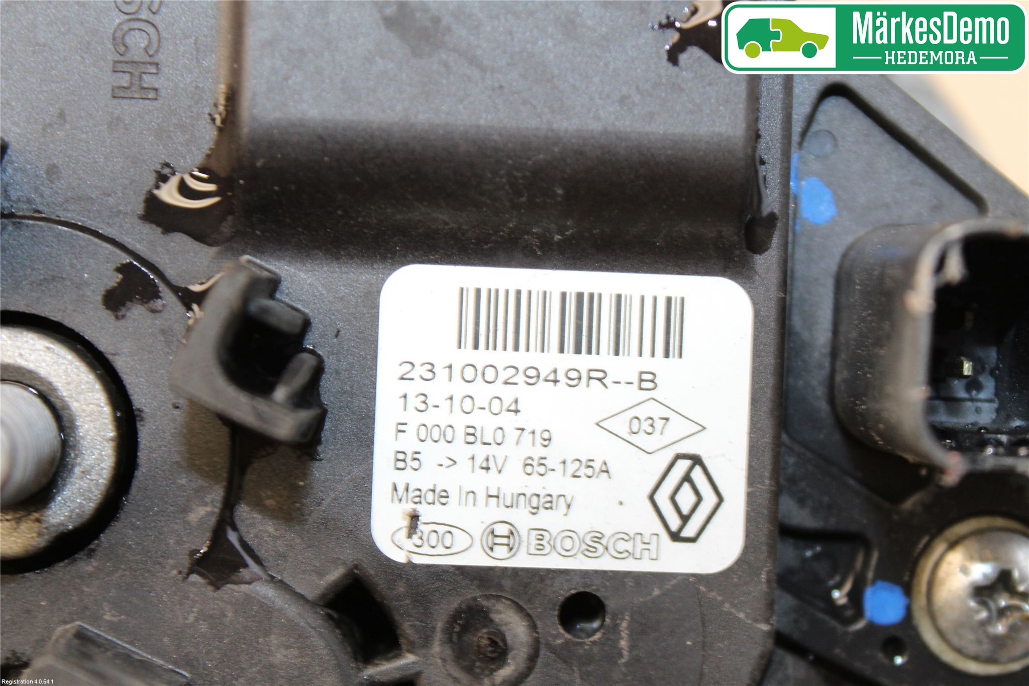 Dacia SANDERO/STEPWAY 13-20 Generator