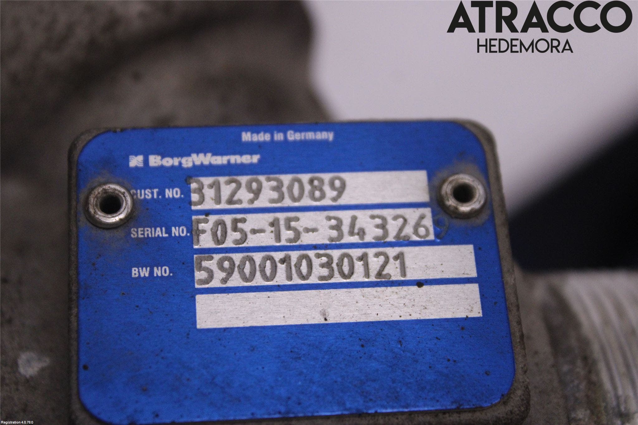 Volvo V70 14-16 Turboaggregat