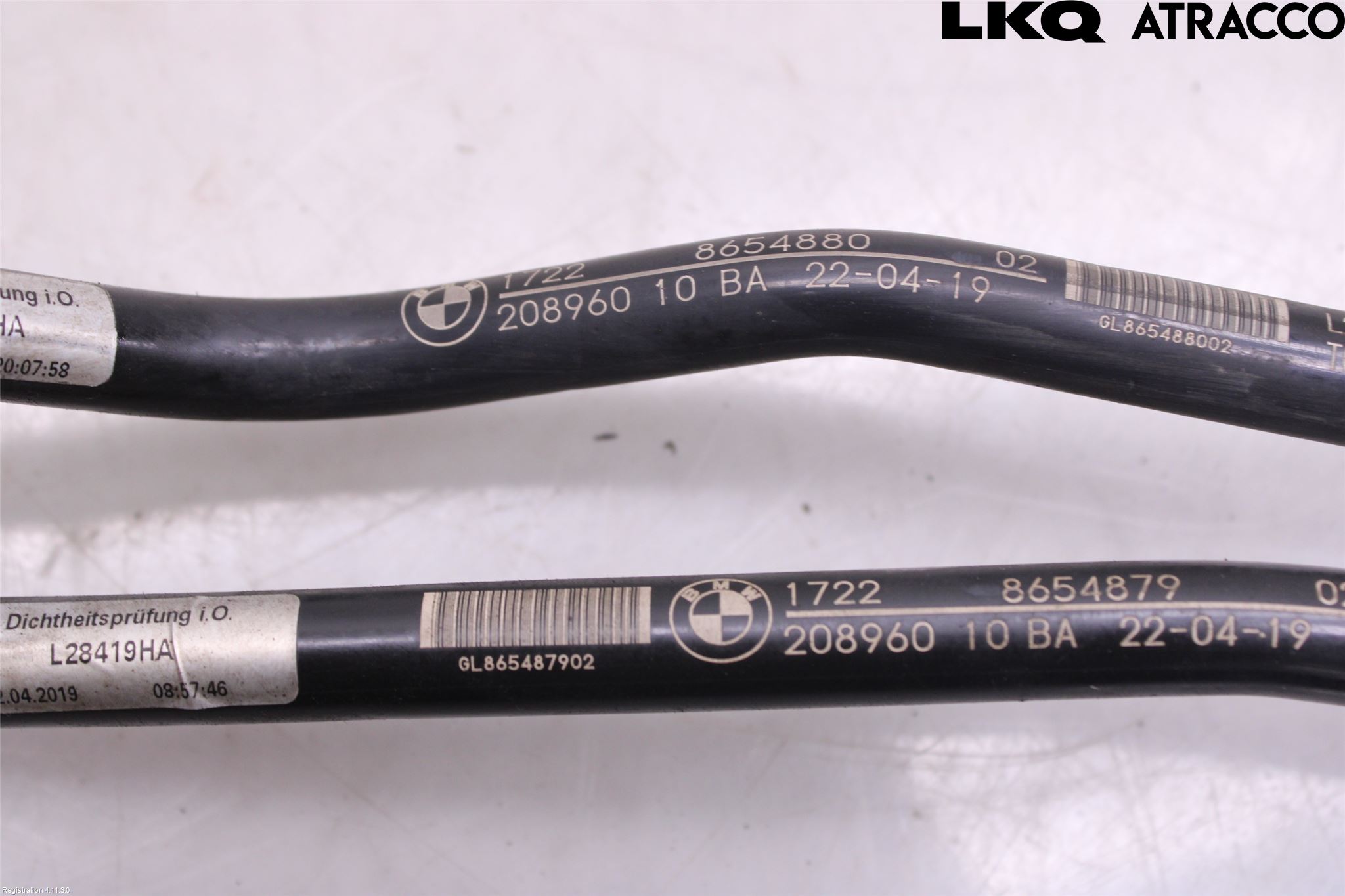 BMW 3 G20/G21/G80/G81 19- Växel Rör-Slangar Automat