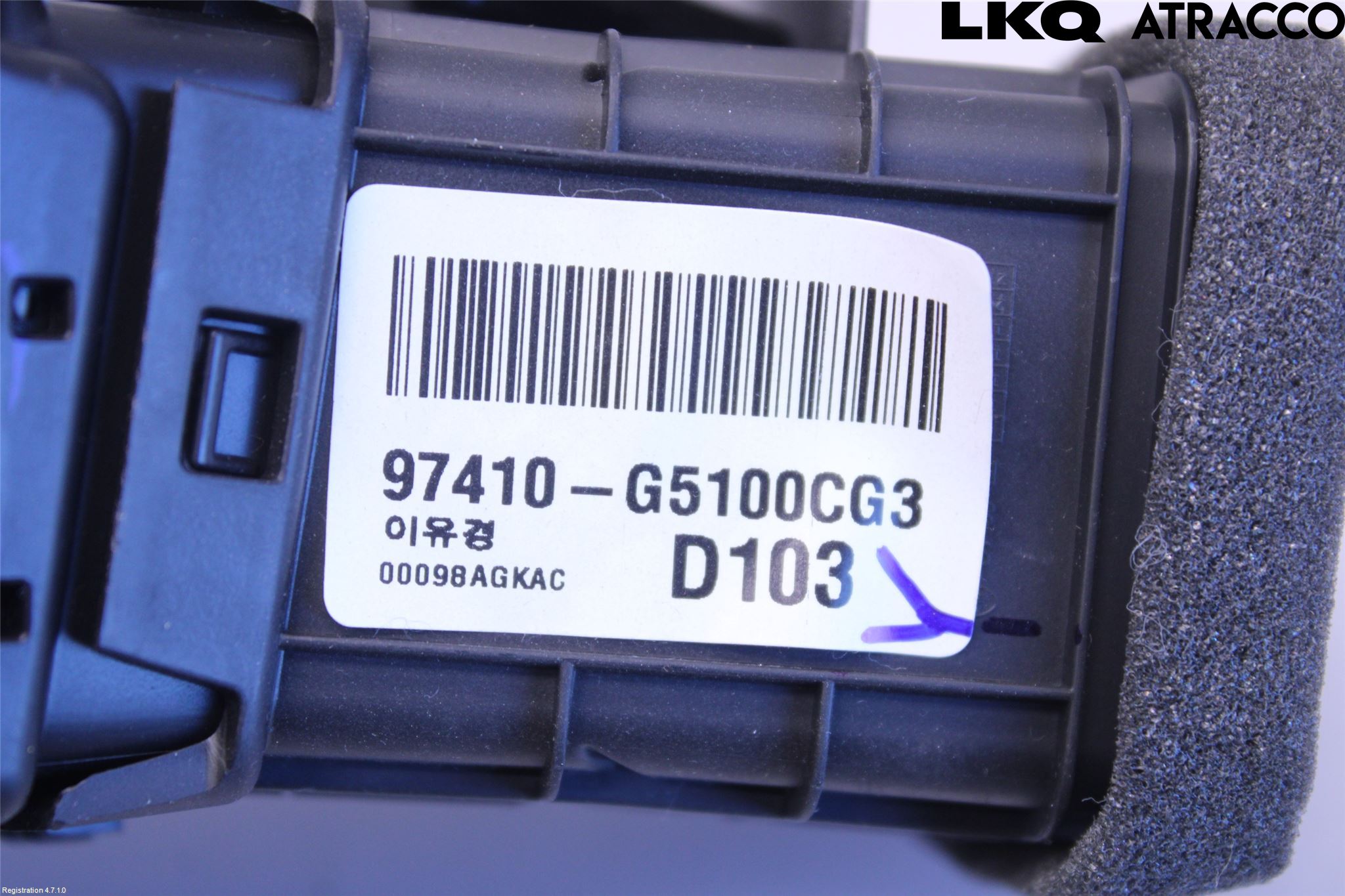 Kia NIRO (DE) 17-22 Defrosterkanal-Munstycke