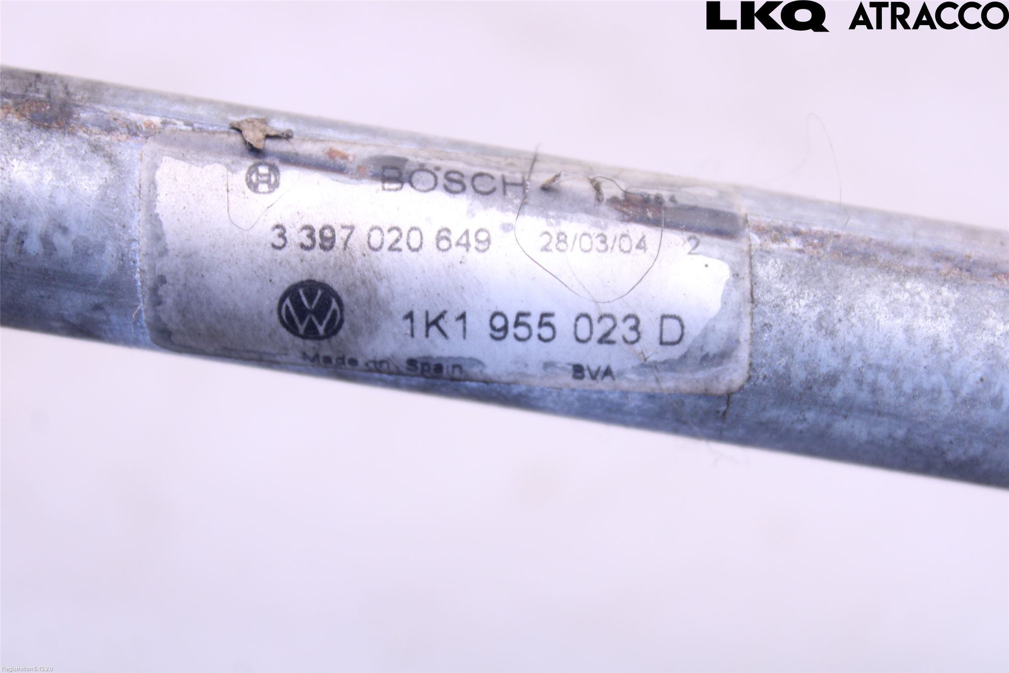 Volkswagen VW GOLF V 04-09 Torkarmekanism Vindruta