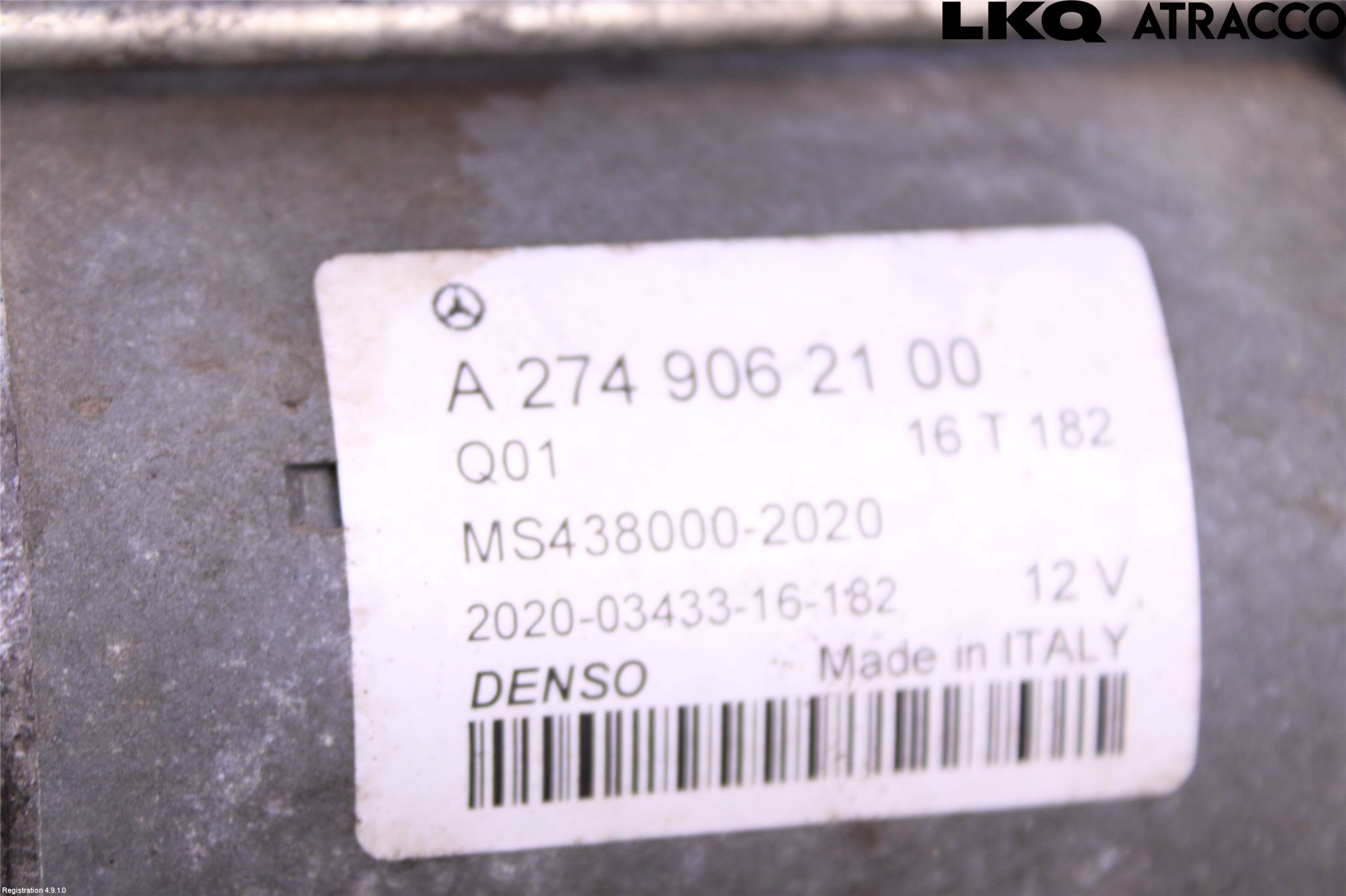 Mercedes-Benz MB C-KLASS (W205) 14-21 Startmotor