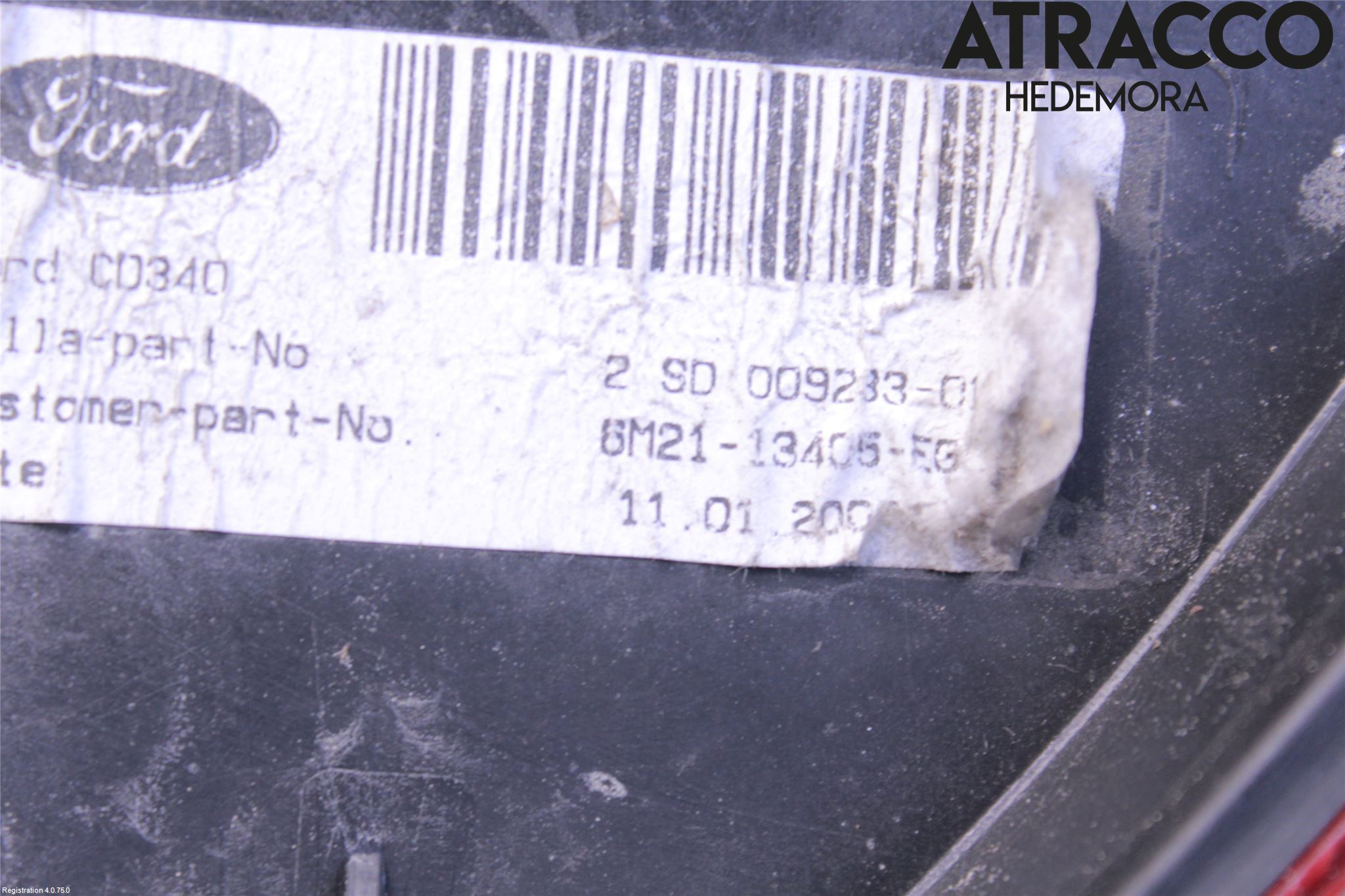 Ford GALAXY 06-15 Bakljus Höger