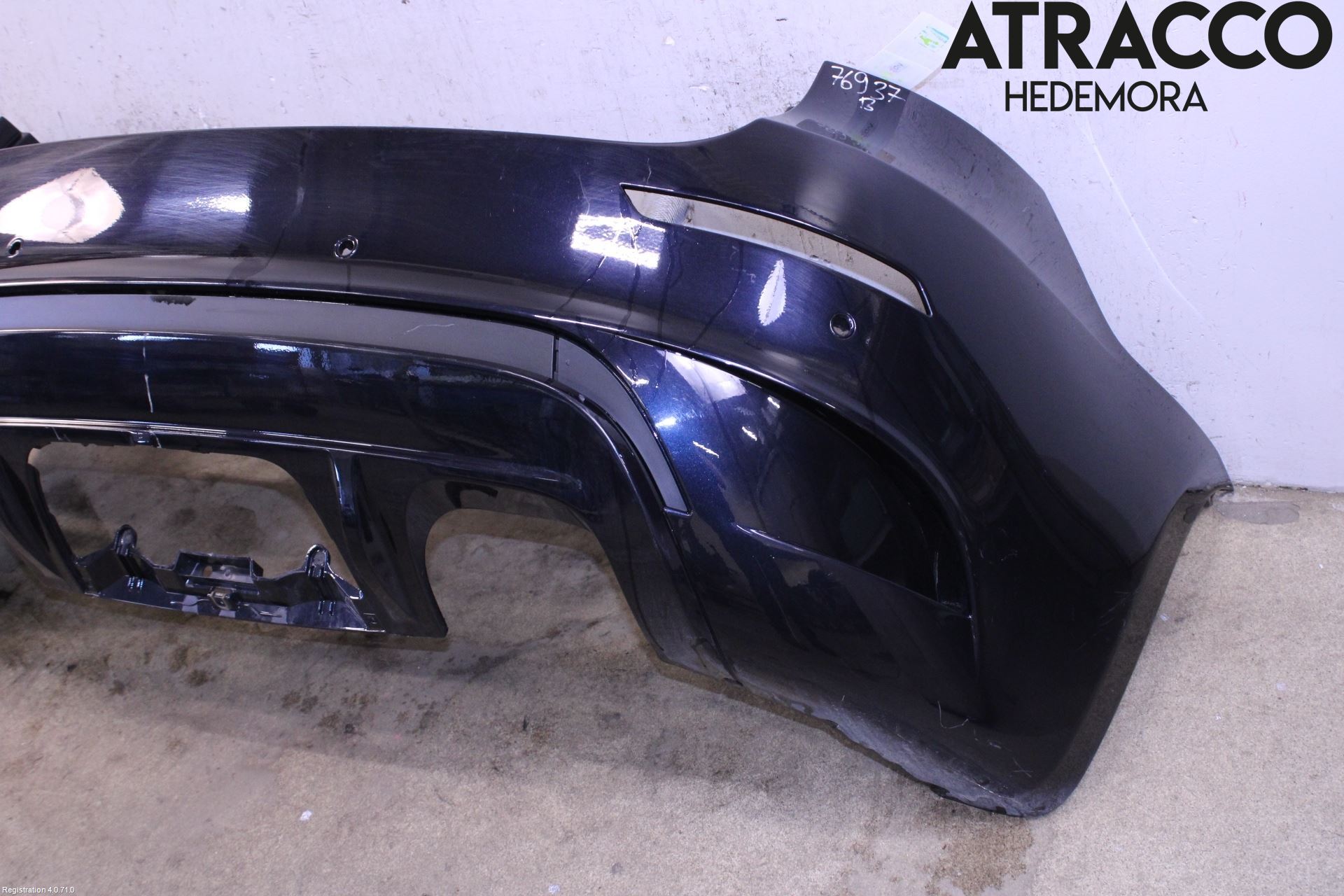 BMW X6 E71/E72   08-14 Stötfångarbeklädnad Bak