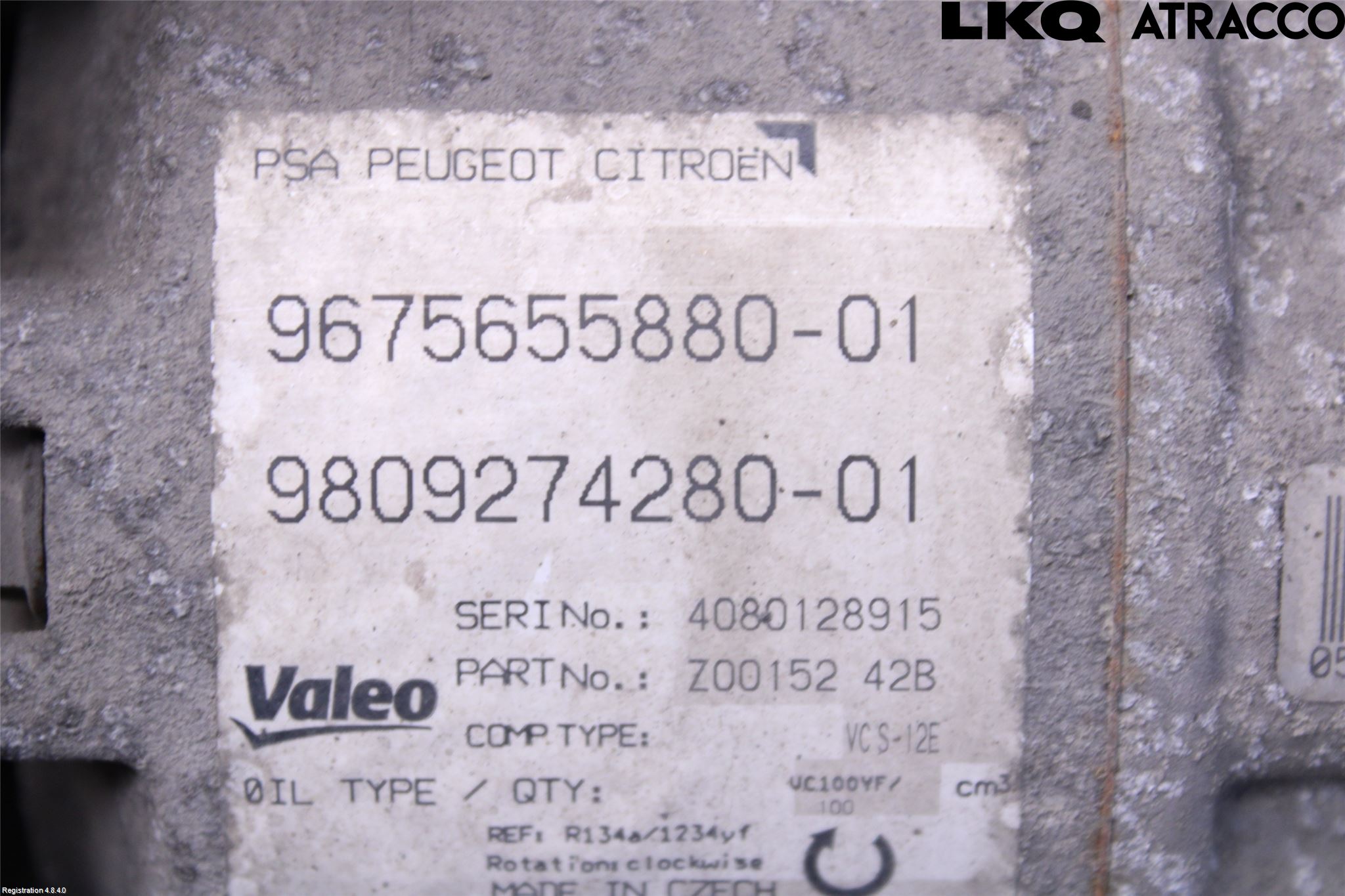 Peugeot 308 14-21 Ac Kompressor