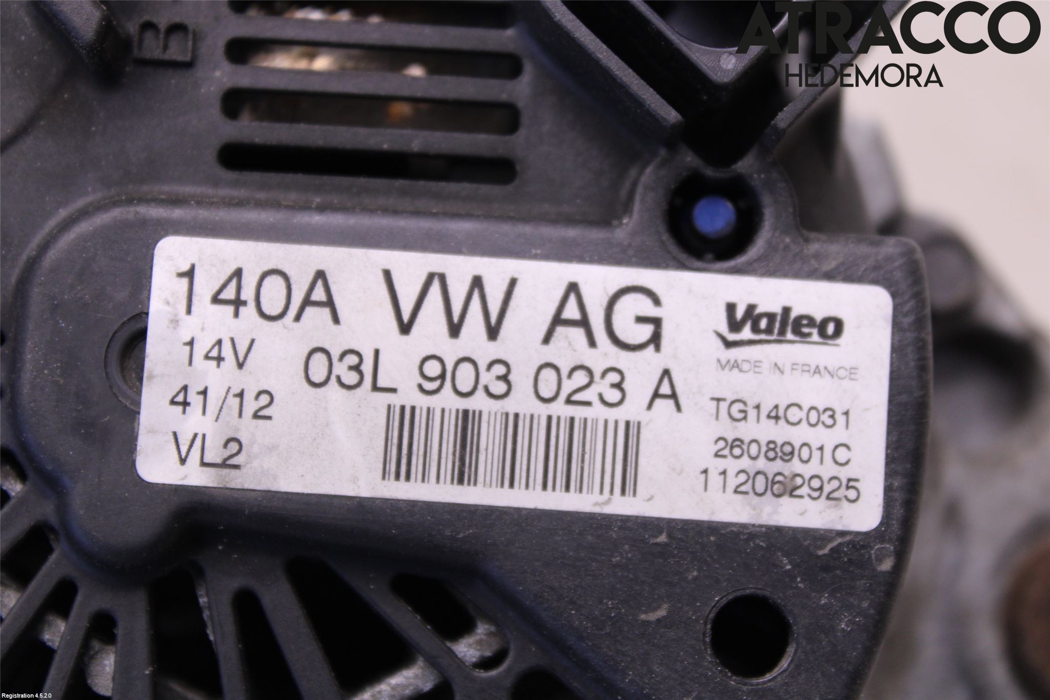 Audi A3/S3 05-13 Generator