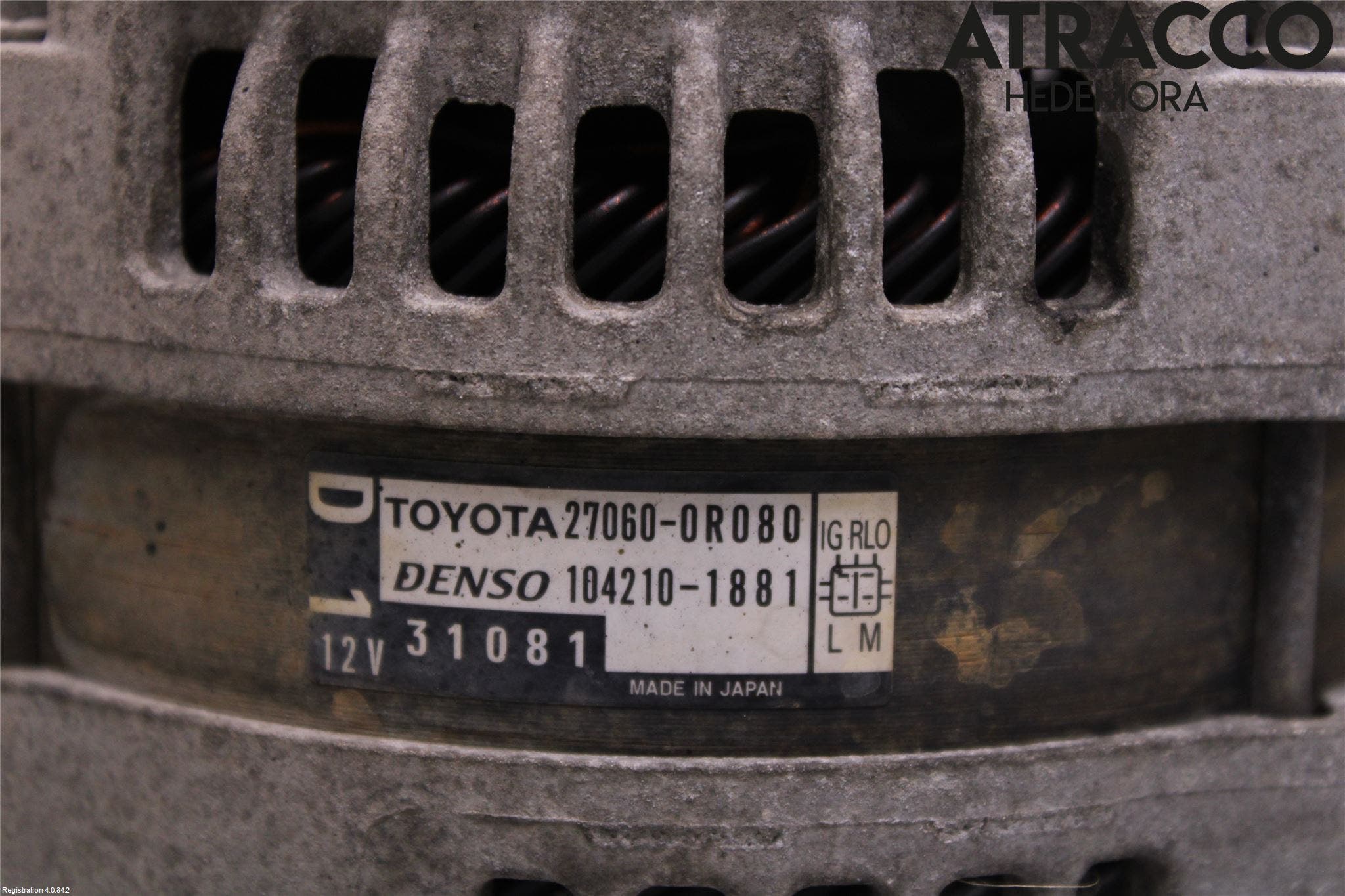 Toyota AVENSIS 09-15 Generator
