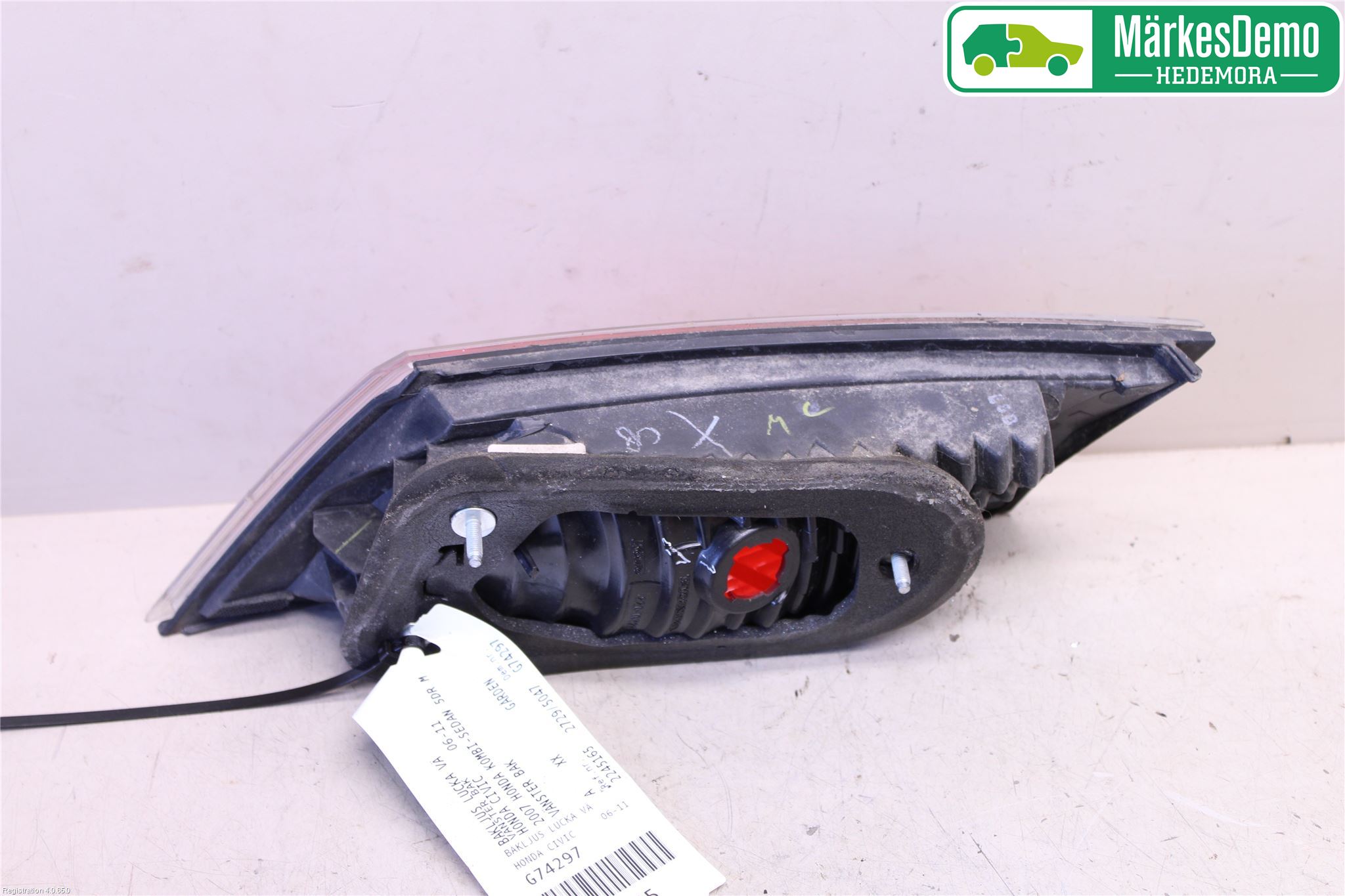 Honda CIVIC 06-11 Bakljus Lucka Vä