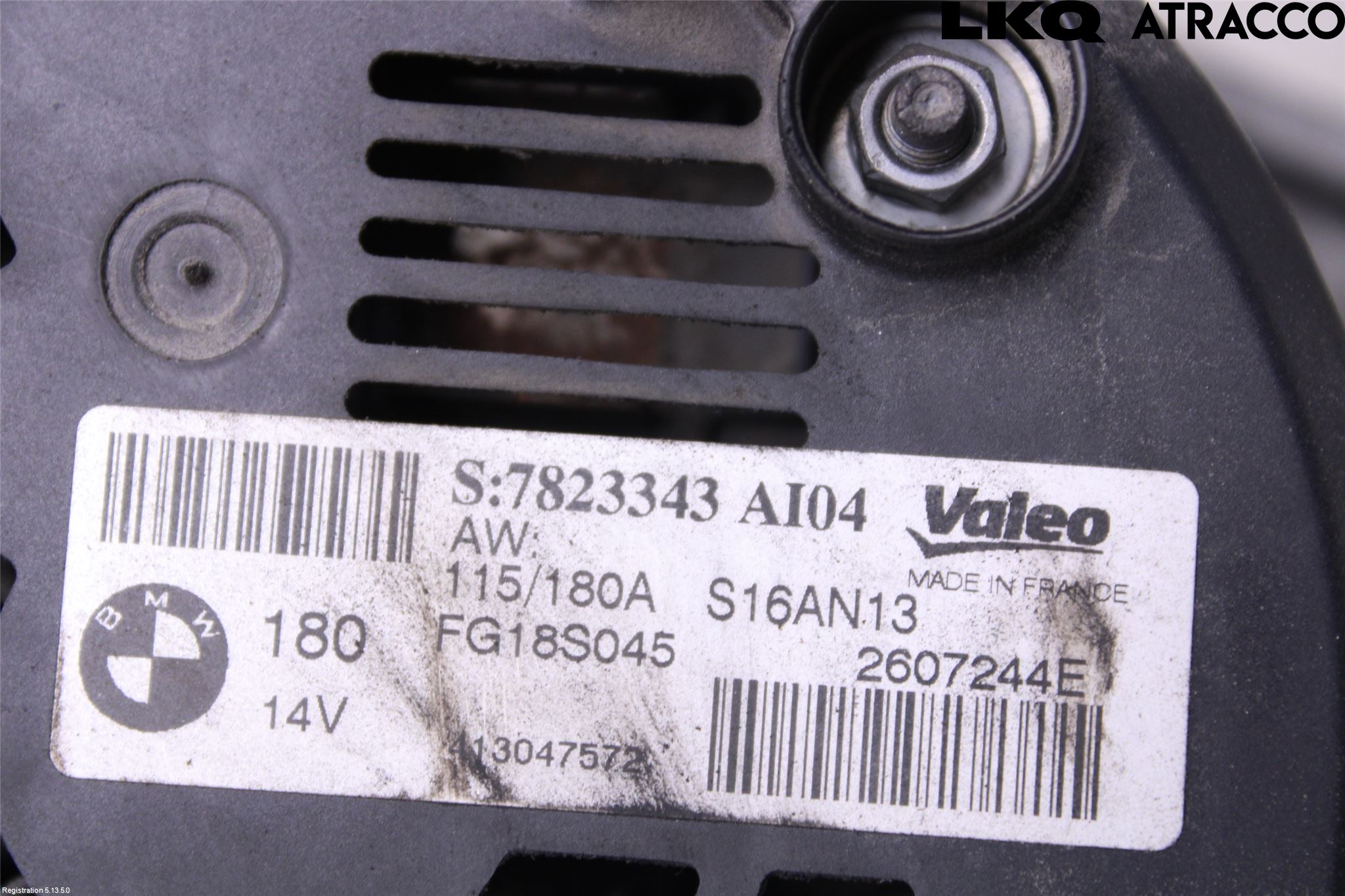 BMW 3 F30/F31/F80 12-19 Generator