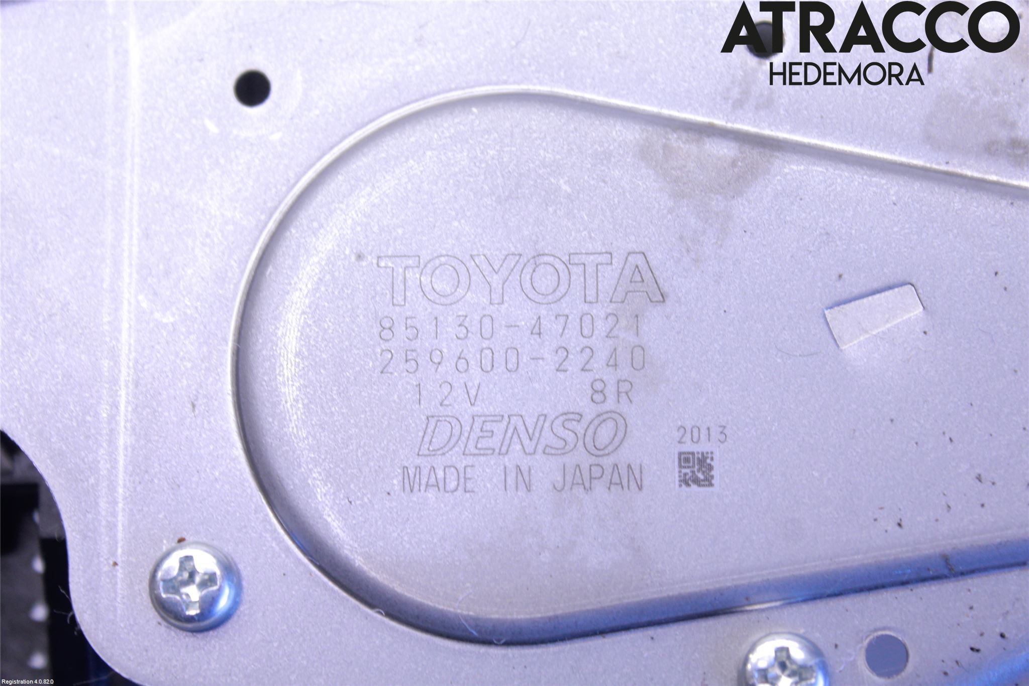 Toyota PRIUS ZVW30 09-20 Torkarmotor Baklucka