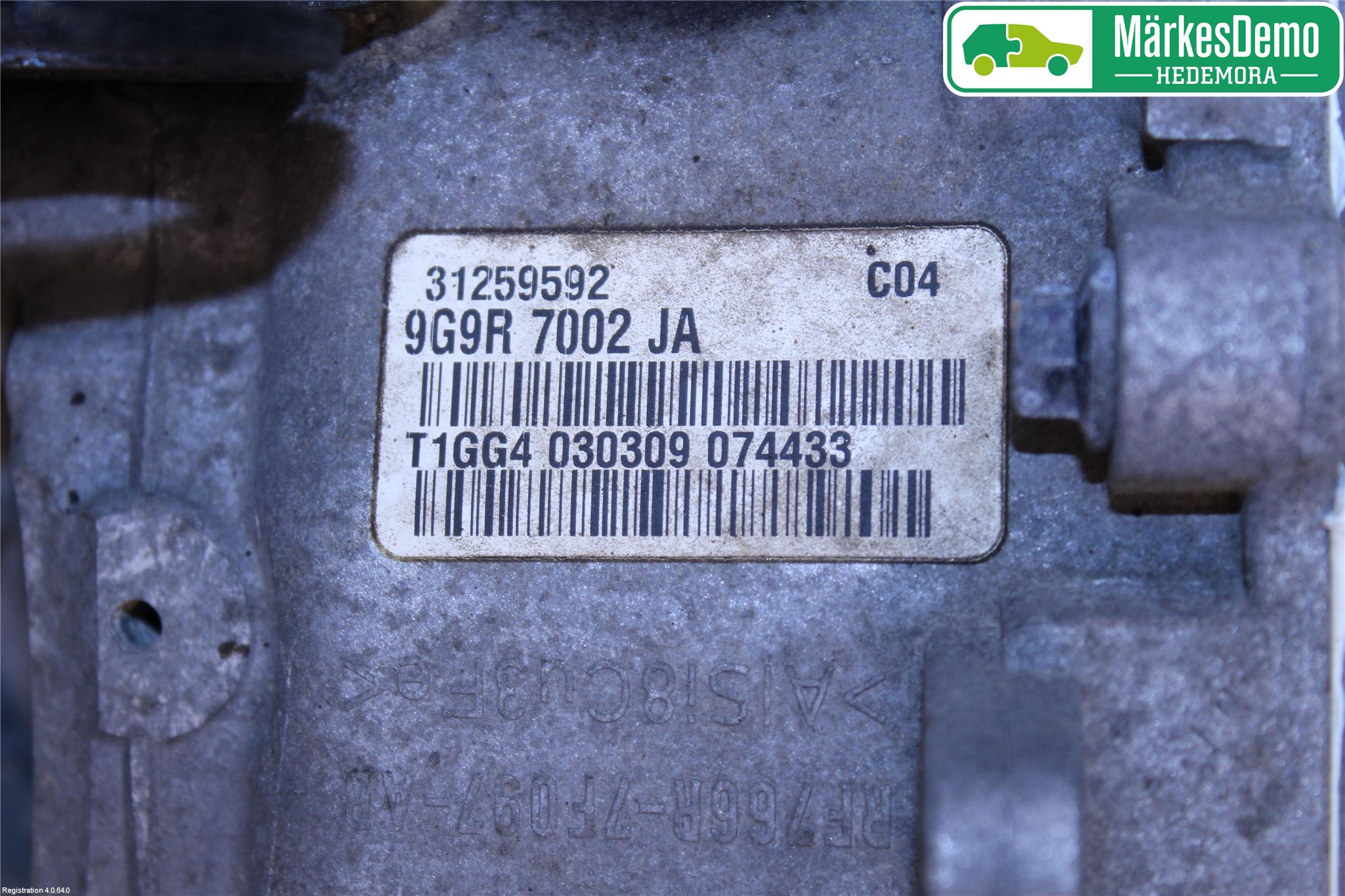 Volvo V70 08-13 Växellåda Man 6 Vxl