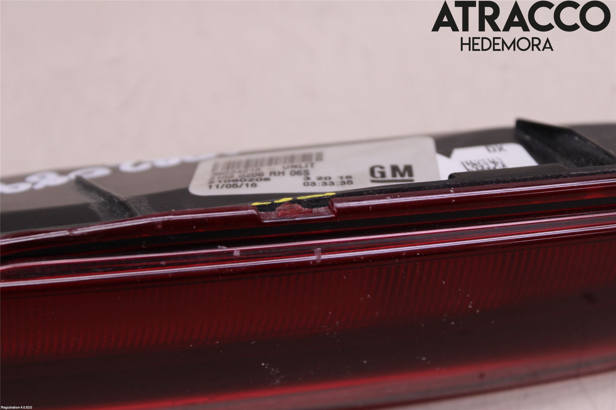 Opel INSIGNIA 09-16 Dimljus/Reflex Bak