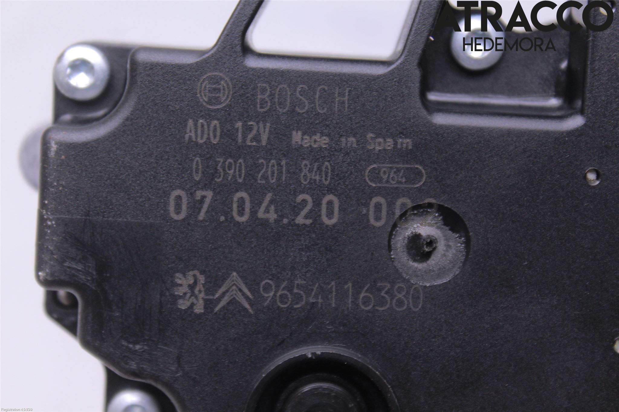 Citroen C4 PICASSO 06-13 Torkarmotor Baklucka
