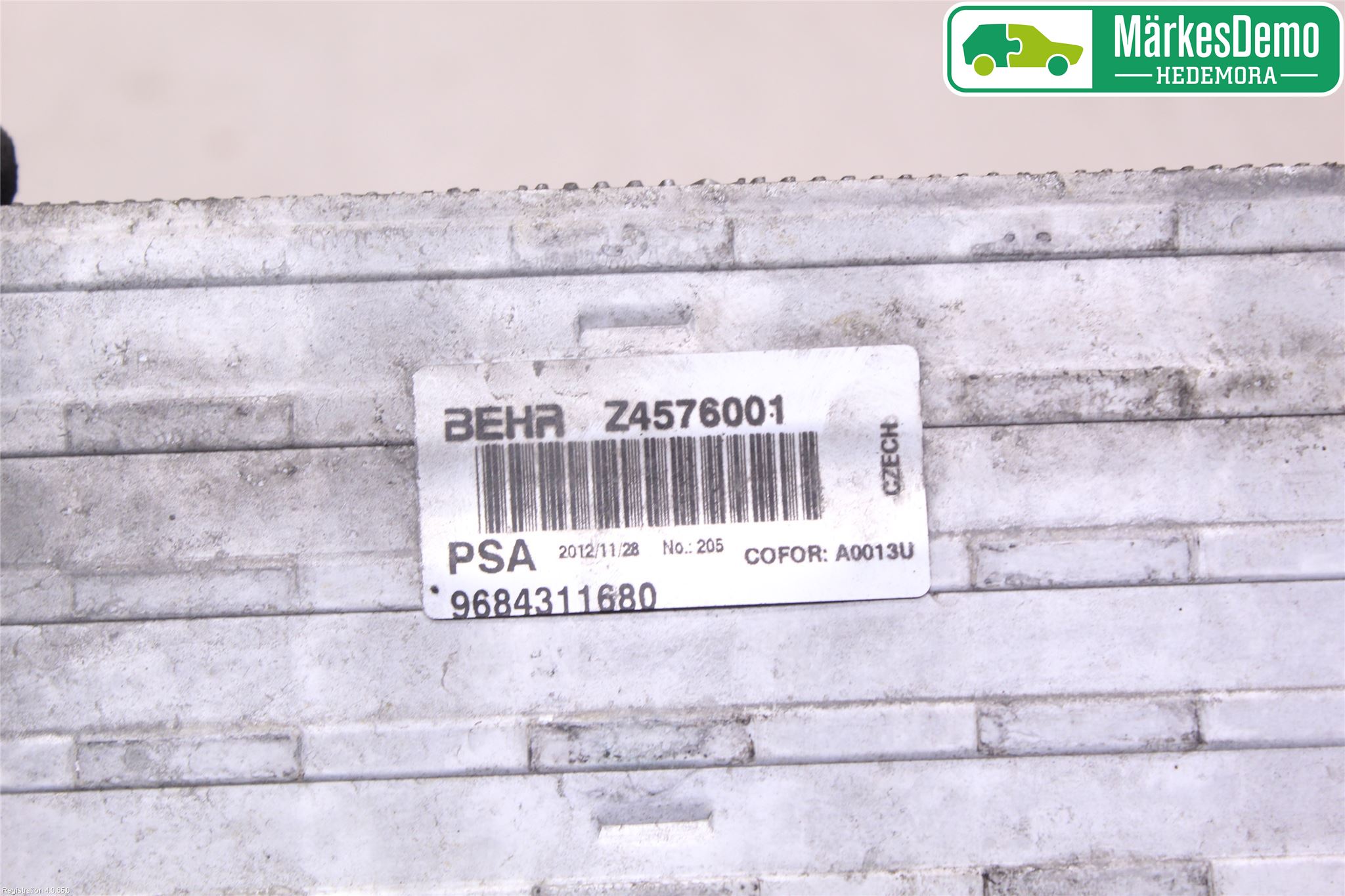 Citroen C3 PICASSO Laddluft-Intercooler Kyl
