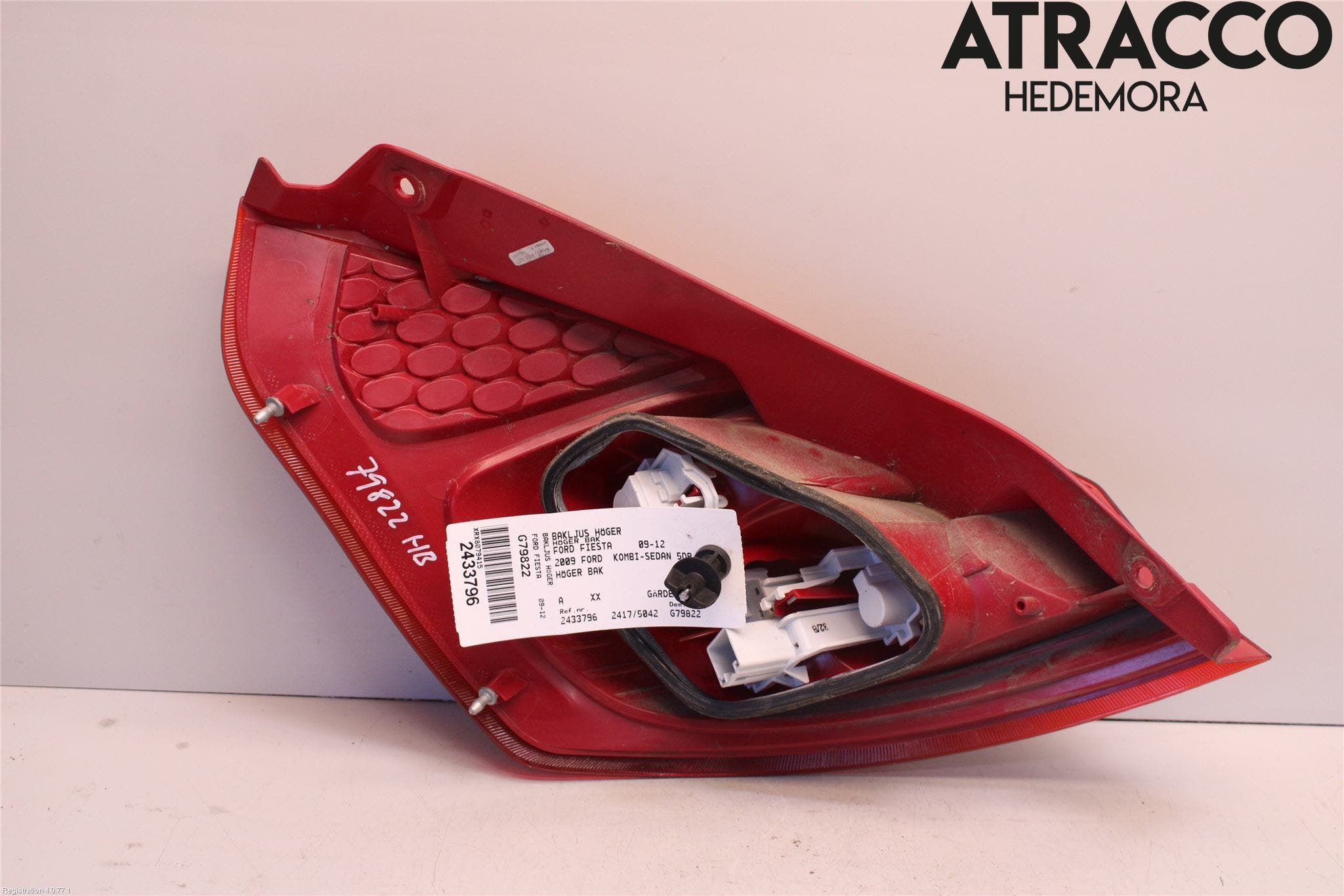 Ford FIESTA 09-12 Bakljus Höger