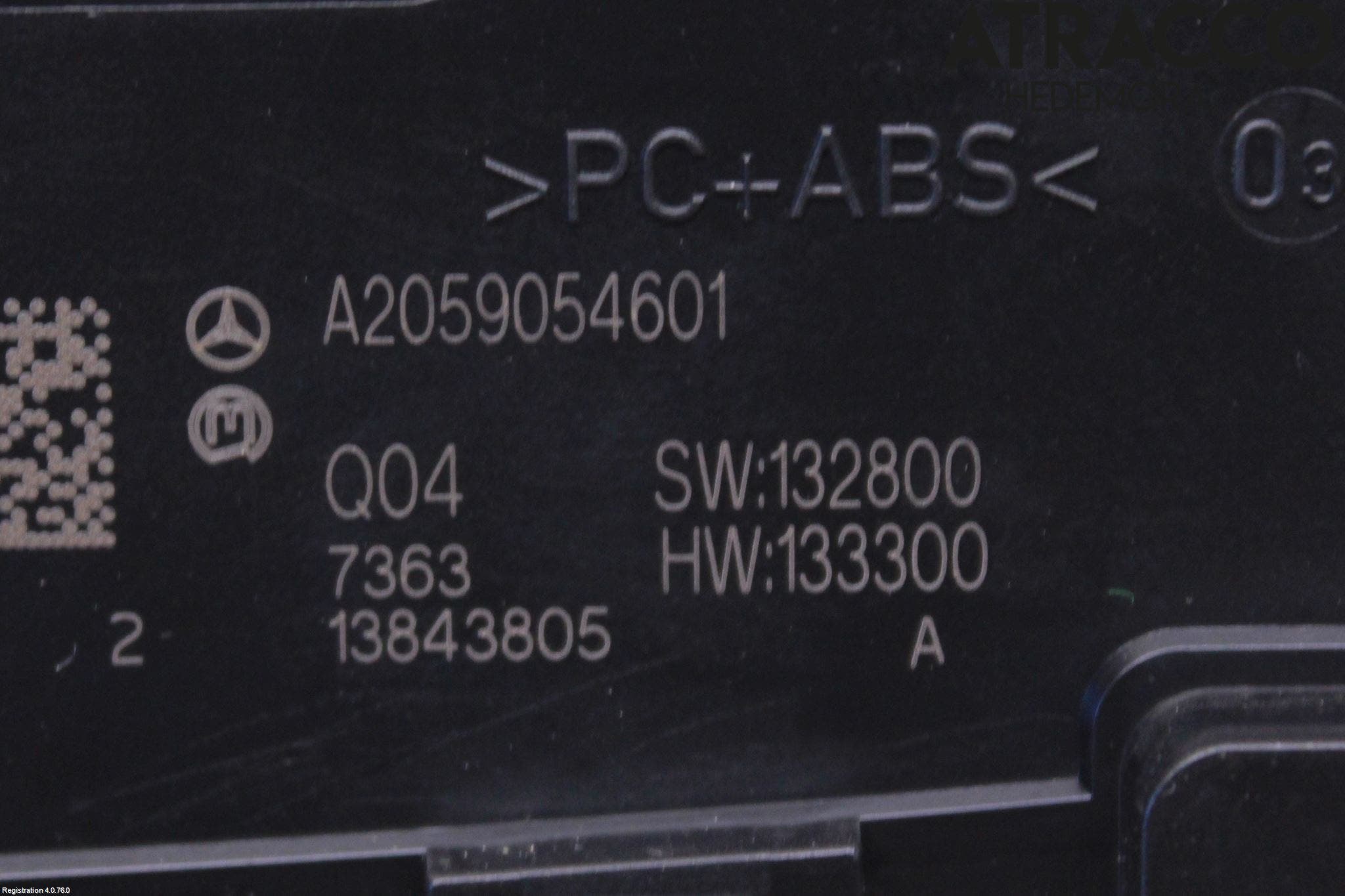 Mercedes-Benz MB C-KLASS (W205) 14-21 Cd Radio - Multimediapanel