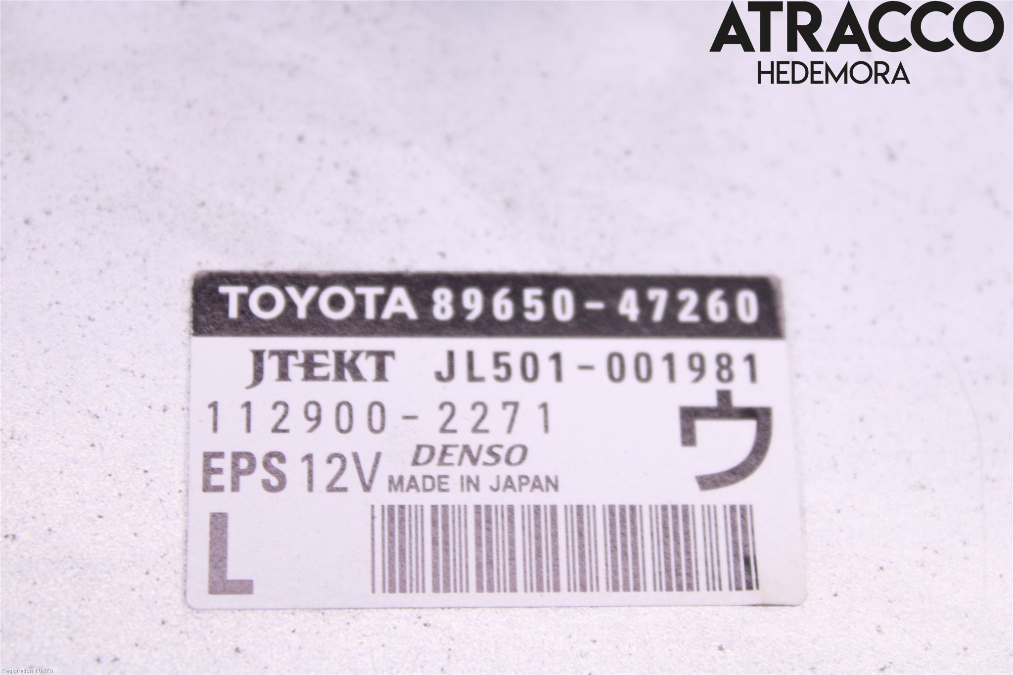 Toyota PRIUS ZVW30 09-20 Styrenhet Styrservo