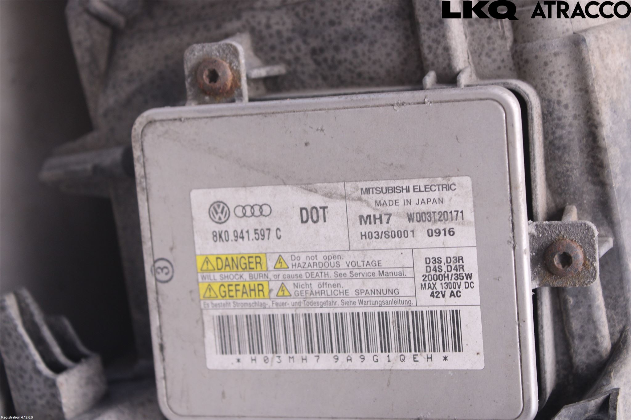 Audi A4/S4 08-11 Strålkastare Vänster
