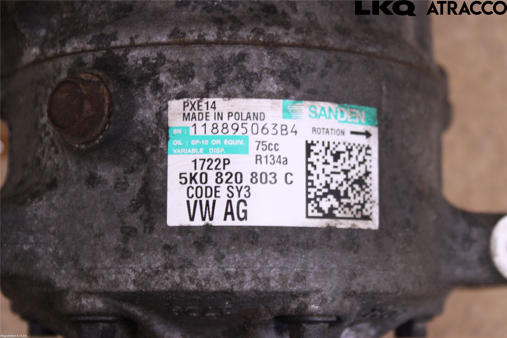 Audi A1/S1 11-18 Ac Kompressor