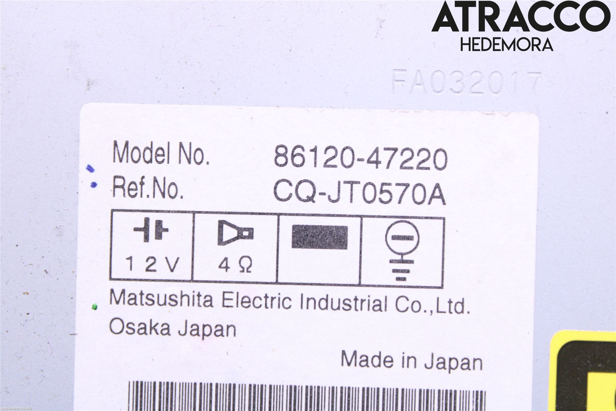 Toyota PRIUS NWH20 04-08 Cd Radio - Multimediapanel