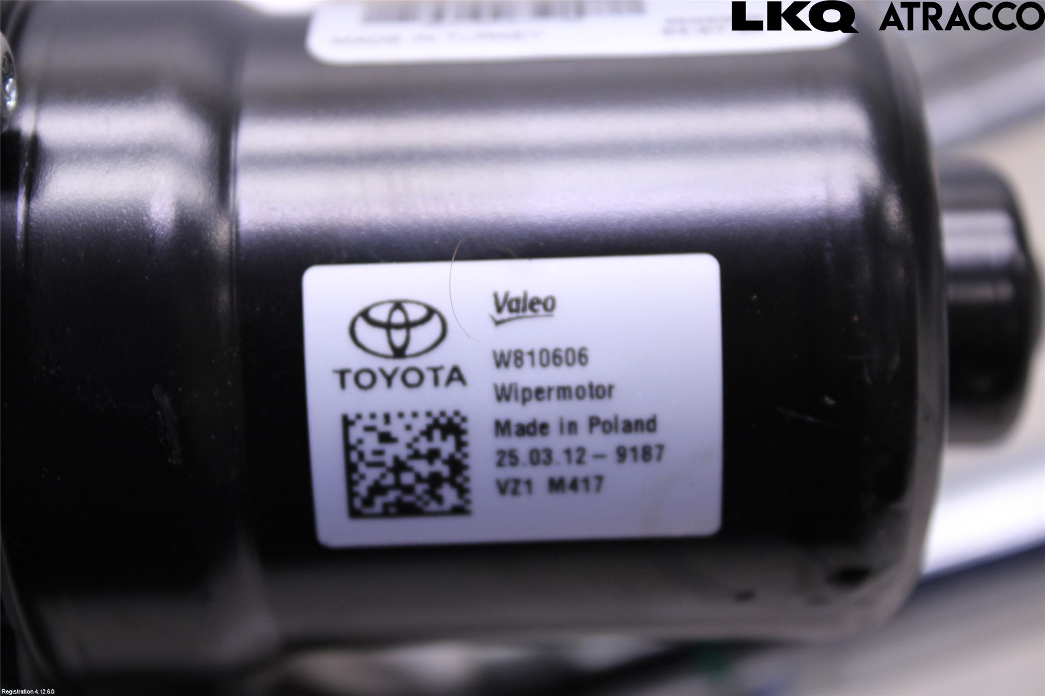 Toyota C-HR 24- Torkarmekanism Vindruta